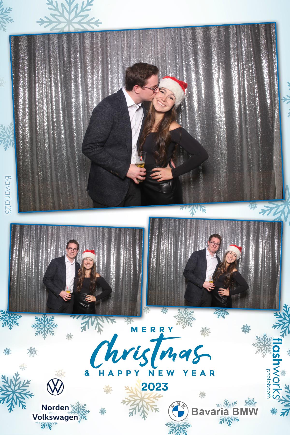Bavaria BMW / Norden VW Christmas Party 2023 | View more photos from the event at gallery.flashworksphotobooth.com/u/FlashworksPhotoboothInc/Bavaria-BMW-Norden-VW-Christmas-Party-2023
