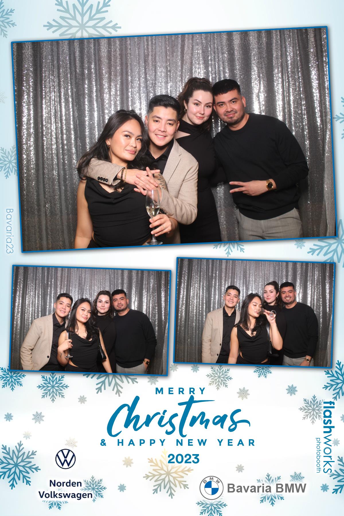 Bavaria BMW / Norden VW Christmas Party 2023 | View more photos from the event at gallery.flashworksphotobooth.com/u/FlashworksPhotoboothInc/Bavaria-BMW-Norden-VW-Christmas-Party-2023