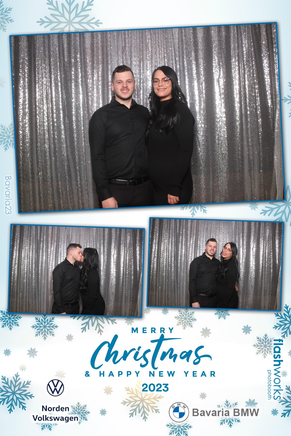 Bavaria BMW / Norden VW Christmas Party 2023 | View more photos from the event at gallery.flashworksphotobooth.com/u/FlashworksPhotoboothInc/Bavaria-BMW-Norden-VW-Christmas-Party-2023