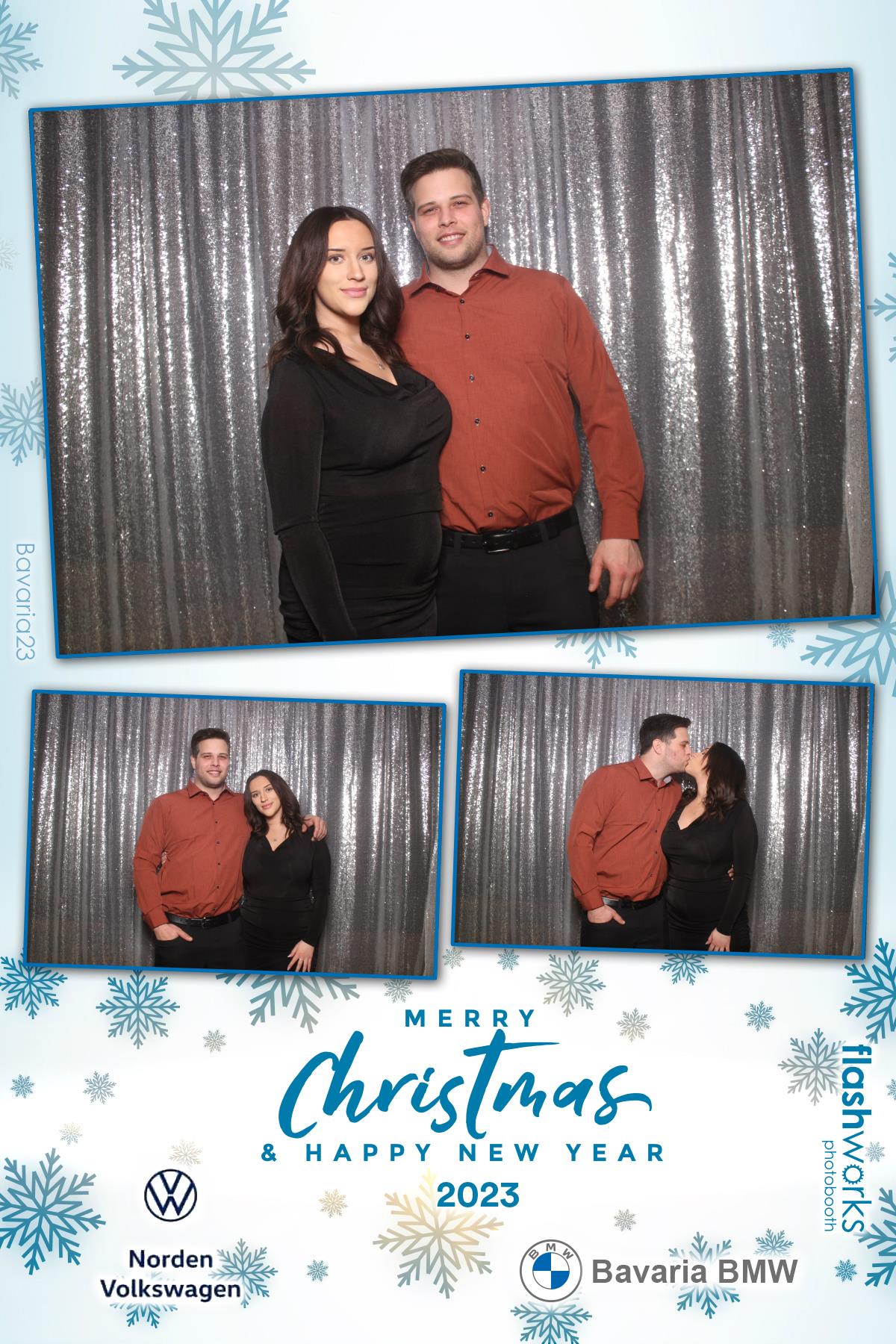 Bavaria BMW / Norden VW Christmas Party 2023 | View more photos from the event at gallery.flashworksphotobooth.com/u/FlashworksPhotoboothInc/Bavaria-BMW-Norden-VW-Christmas-Party-2023