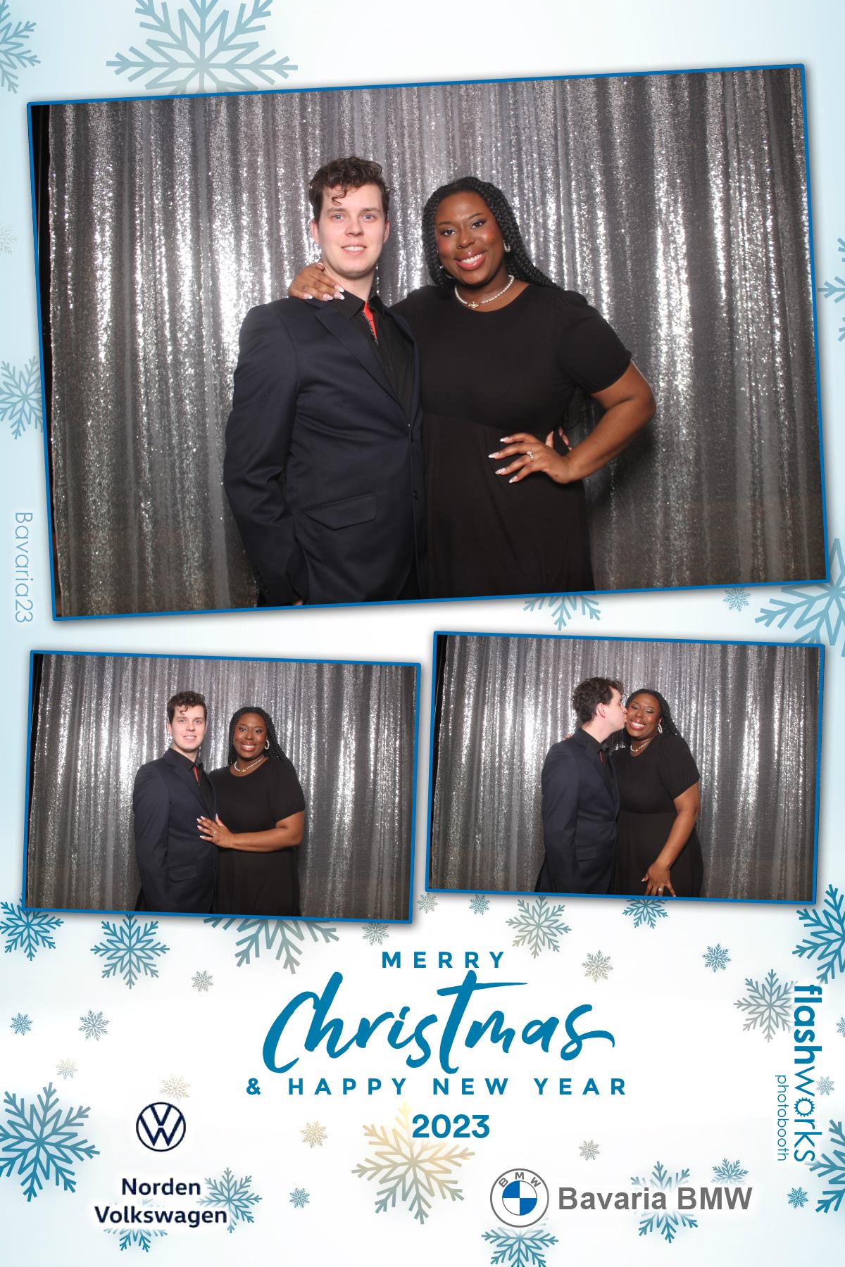 Bavaria BMW / Norden VW Christmas Party 2023 | View more photos from the event at gallery.flashworksphotobooth.com/u/FlashworksPhotoboothInc/Bavaria-BMW-Norden-VW-Christmas-Party-2023