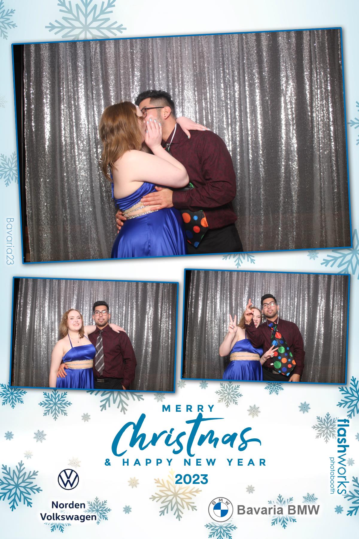 Bavaria BMW / Norden VW Christmas Party 2023 | View more photos from the event at gallery.flashworksphotobooth.com/u/FlashworksPhotoboothInc/Bavaria-BMW-Norden-VW-Christmas-Party-2023