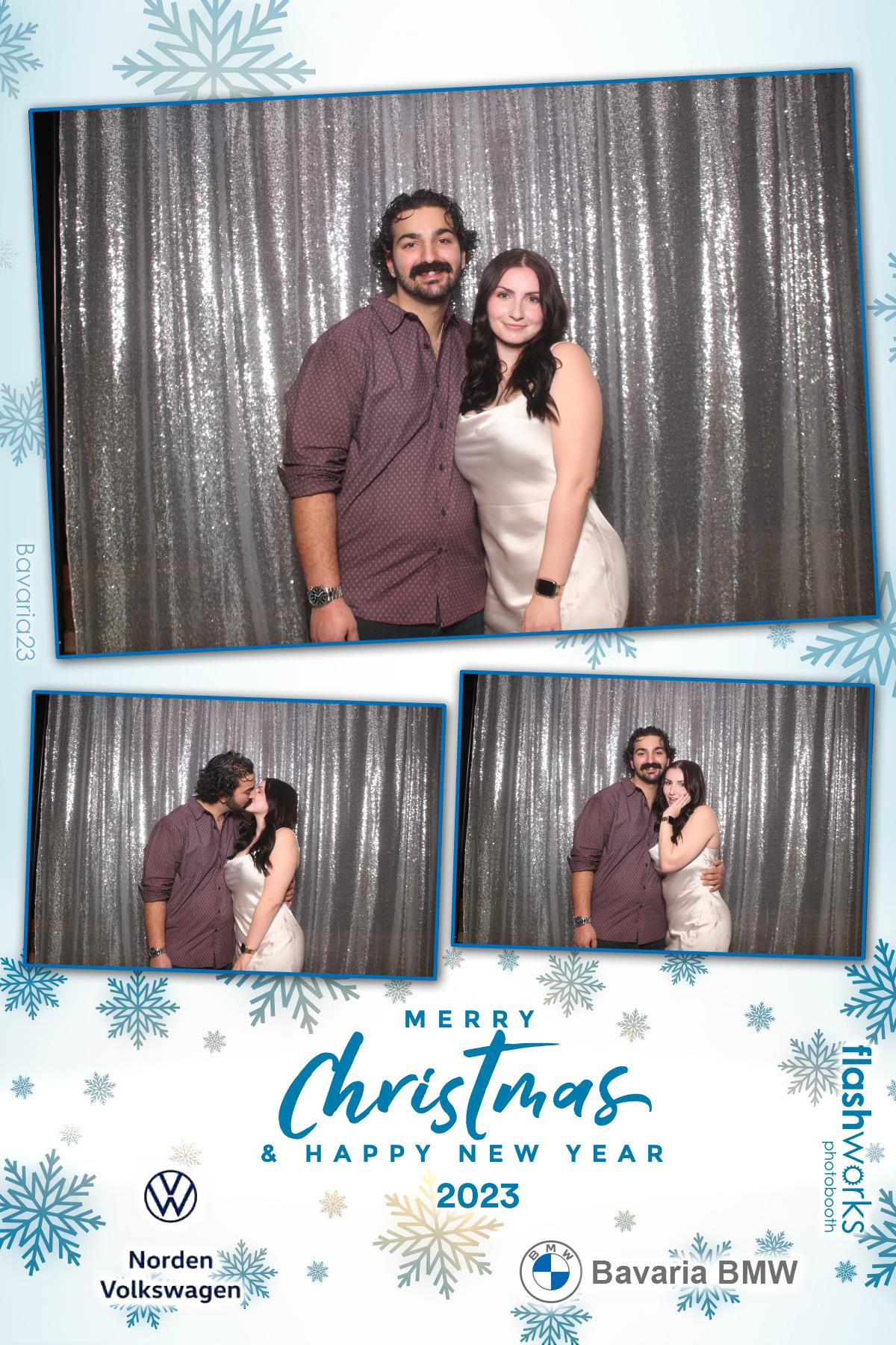 Bavaria BMW / Norden VW Christmas Party 2023 | View more photos from the event at gallery.flashworksphotobooth.com/u/FlashworksPhotoboothInc/Bavaria-BMW-Norden-VW-Christmas-Party-2023