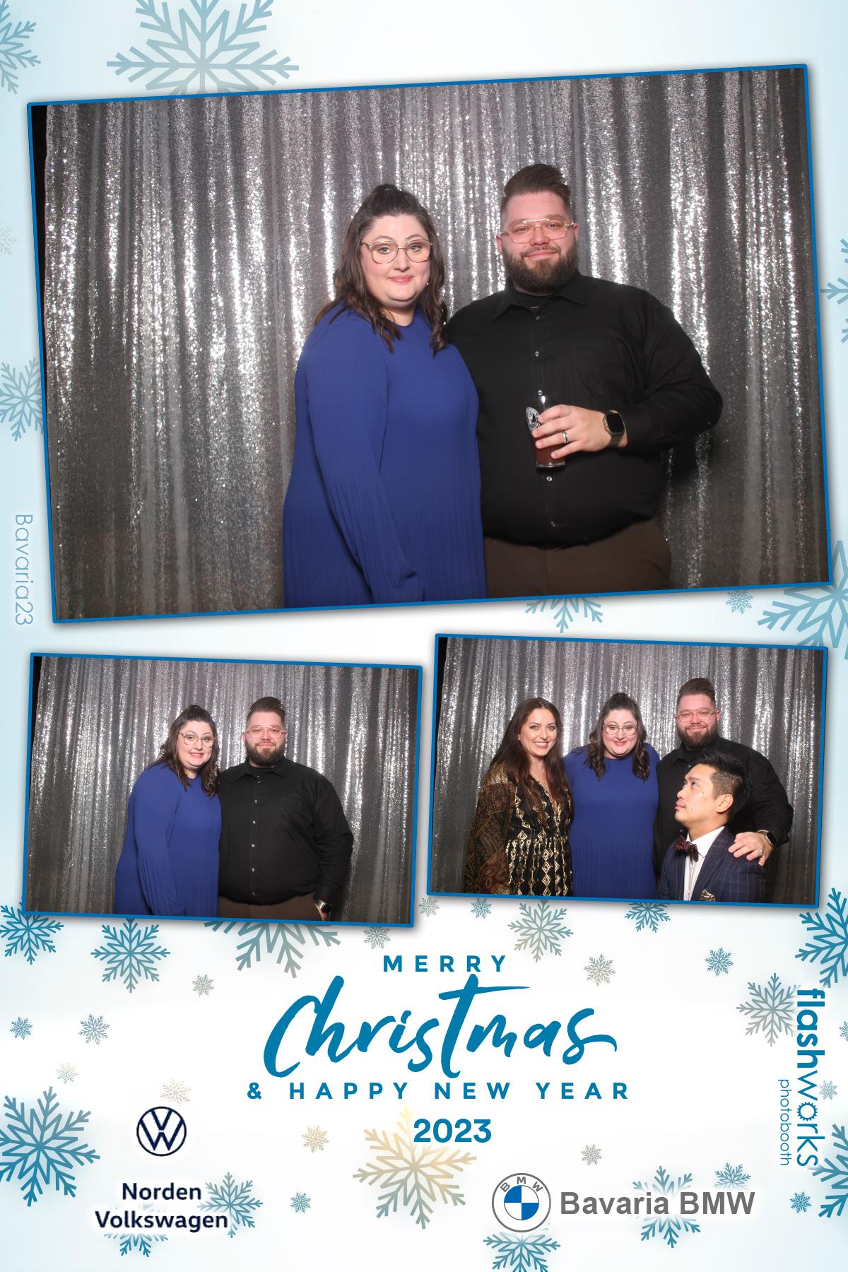 Bavaria BMW / Norden VW Christmas Party 2023 | View more photos from the event at gallery.flashworksphotobooth.com/u/FlashworksPhotoboothInc/Bavaria-BMW-Norden-VW-Christmas-Party-2023