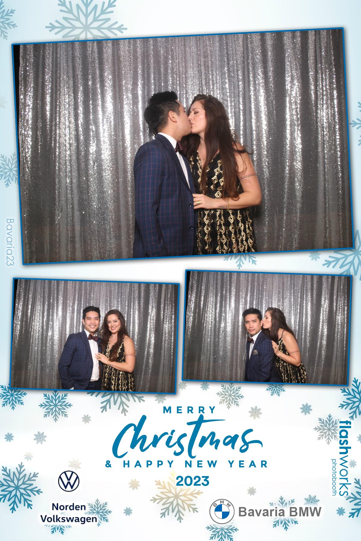 Bavaria BMW / Norden VW Christmas Party 2023 | View more photos from the event at gallery.flashworksphotobooth.com/u/FlashworksPhotoboothInc/Bavaria-BMW-Norden-VW-Christmas-Party-2023