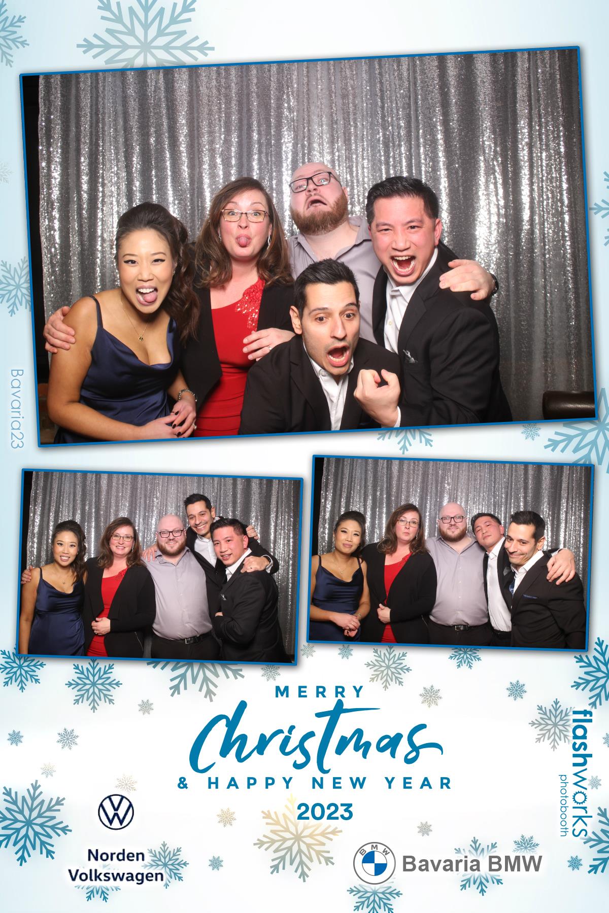 Bavaria BMW / Norden VW Christmas Party 2023 | View more photos from the event at gallery.flashworksphotobooth.com/u/FlashworksPhotoboothInc/Bavaria-BMW-Norden-VW-Christmas-Party-2023