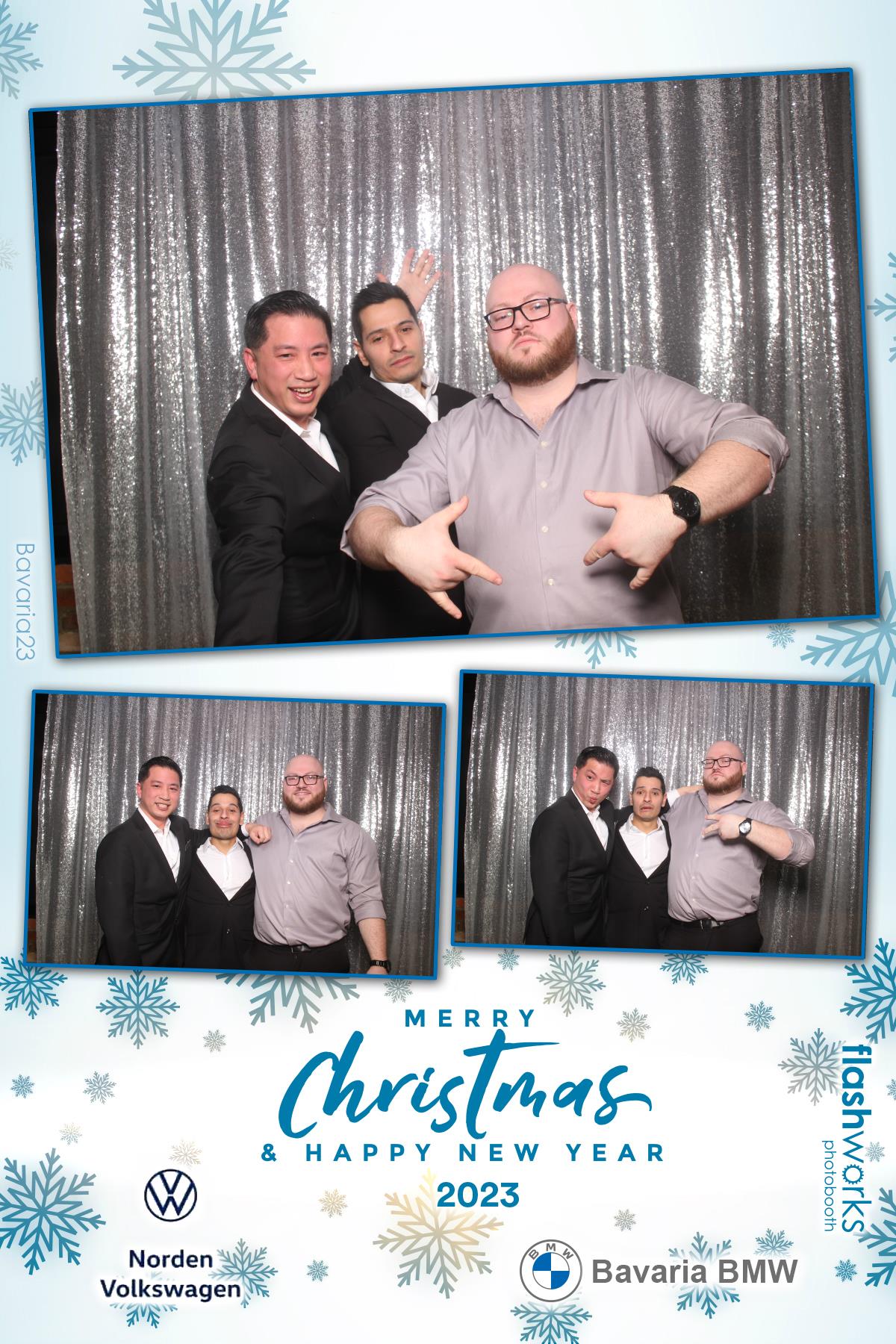 Bavaria BMW / Norden VW Christmas Party 2023 | View more photos from the event at gallery.flashworksphotobooth.com/u/FlashworksPhotoboothInc/Bavaria-BMW-Norden-VW-Christmas-Party-2023