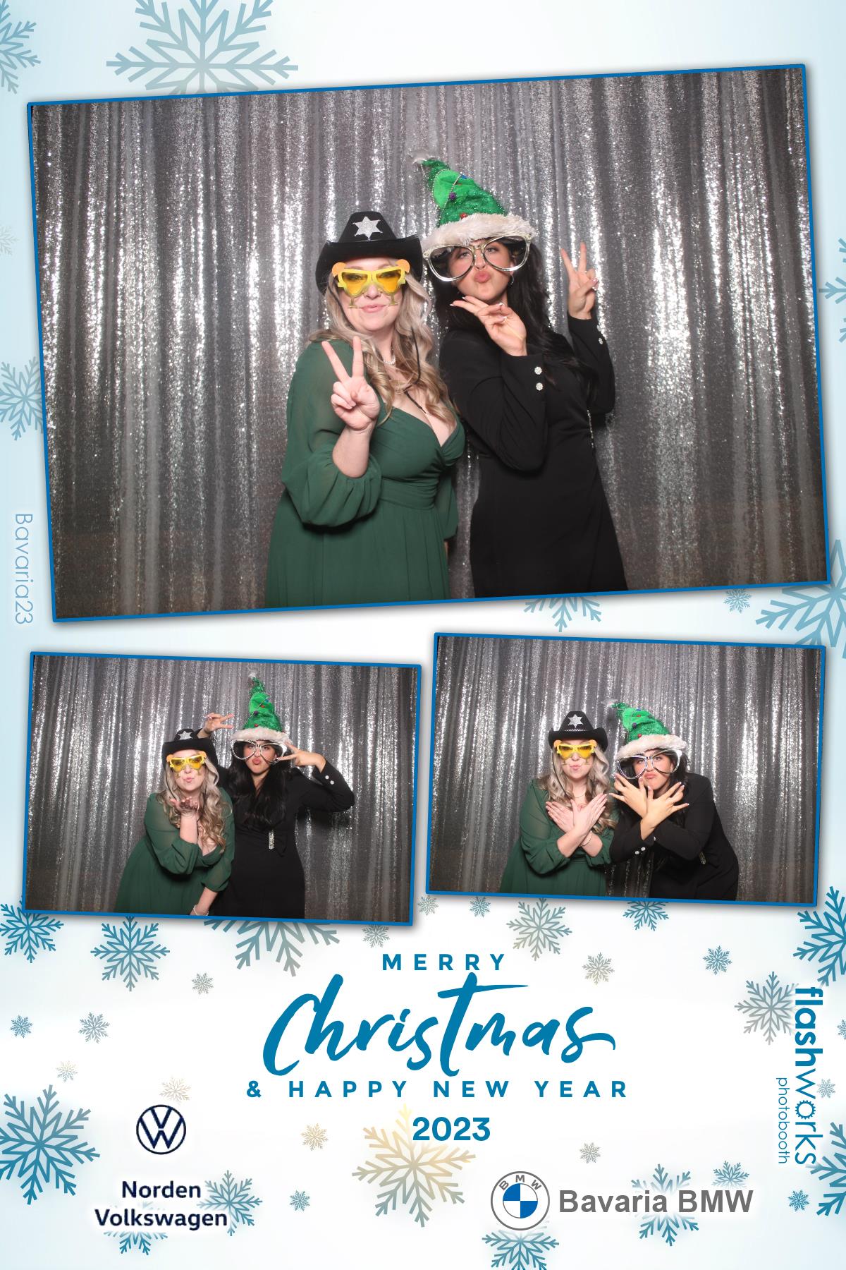 Bavaria BMW / Norden VW Christmas Party 2023 | View more photos from the event at gallery.flashworksphotobooth.com/u/FlashworksPhotoboothInc/Bavaria-BMW-Norden-VW-Christmas-Party-2023
