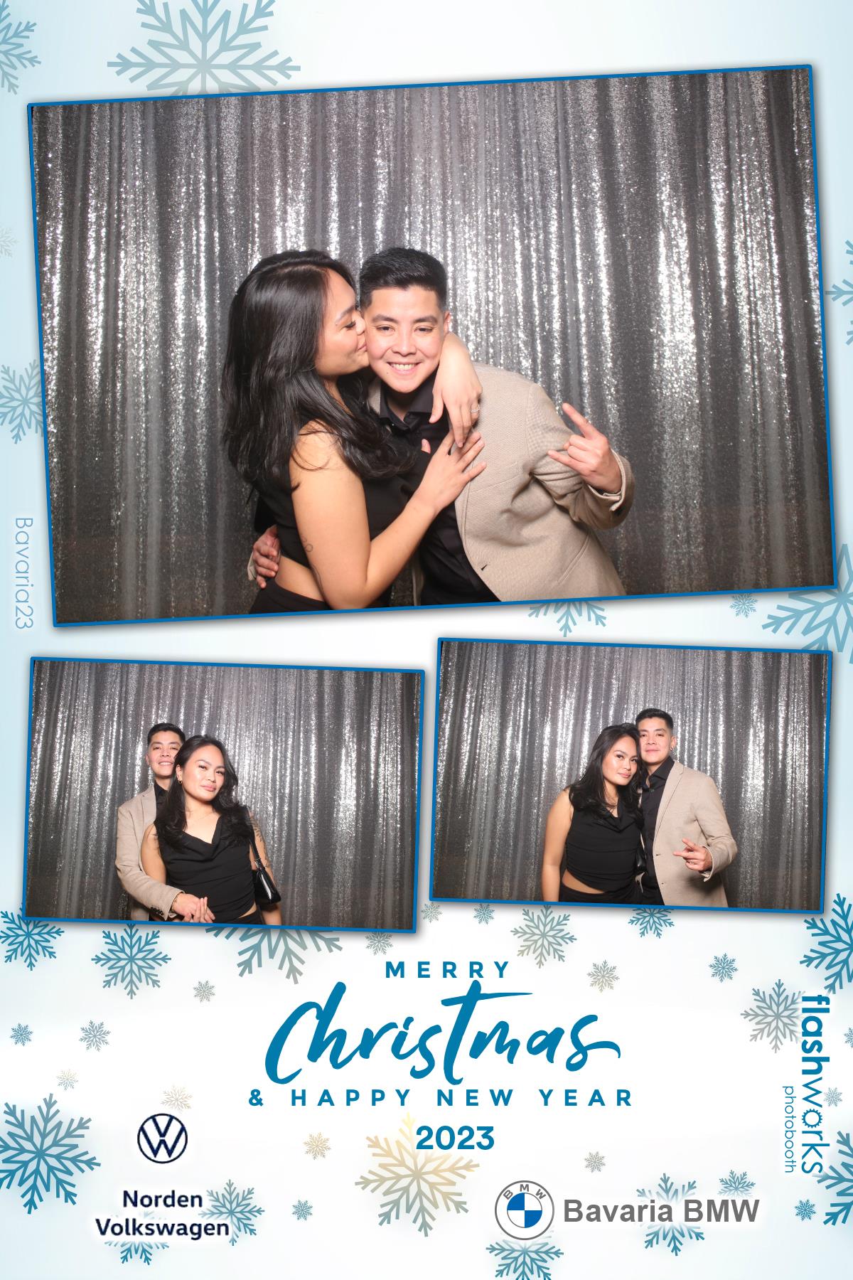 Bavaria BMW / Norden VW Christmas Party 2023 | View more photos from the event at gallery.flashworksphotobooth.com/u/FlashworksPhotoboothInc/Bavaria-BMW-Norden-VW-Christmas-Party-2023