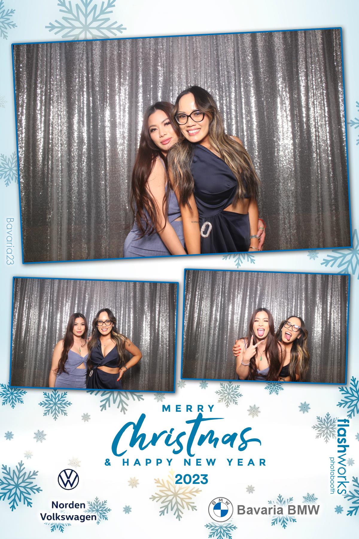Bavaria BMW / Norden VW Christmas Party 2023 | View more photos from the event at gallery.flashworksphotobooth.com/u/FlashworksPhotoboothInc/Bavaria-BMW-Norden-VW-Christmas-Party-2023