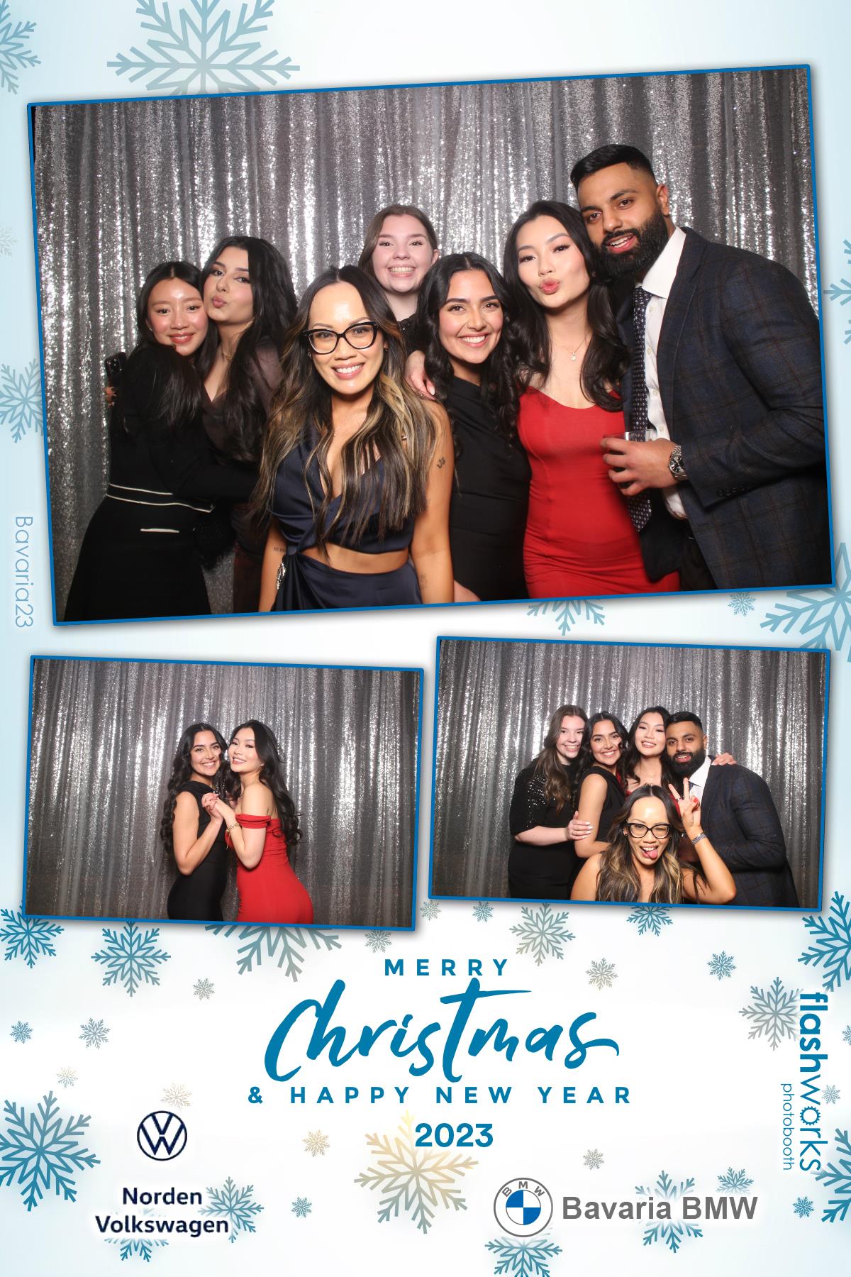 Bavaria BMW / Norden VW Christmas Party 2023 | View more photos from the event at gallery.flashworksphotobooth.com/u/FlashworksPhotoboothInc/Bavaria-BMW-Norden-VW-Christmas-Party-2023