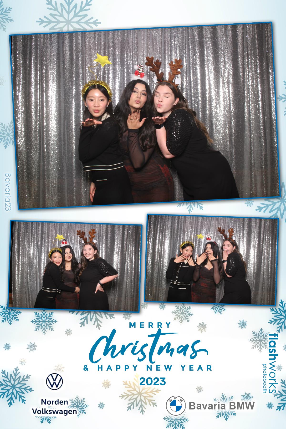 Bavaria BMW / Norden VW Christmas Party 2023 | View more photos from the event at gallery.flashworksphotobooth.com/u/FlashworksPhotoboothInc/Bavaria-BMW-Norden-VW-Christmas-Party-2023