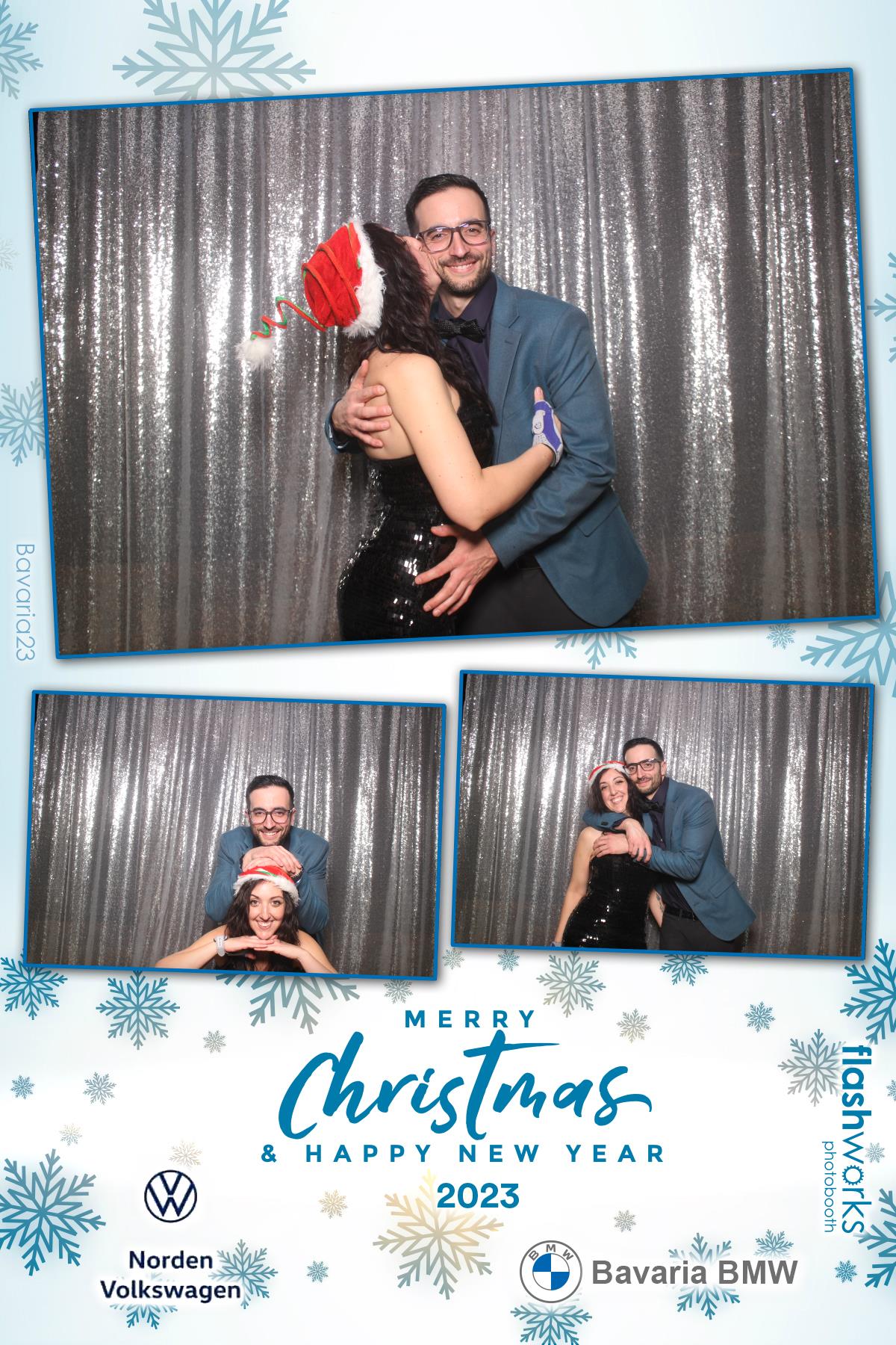Bavaria BMW / Norden VW Christmas Party 2023 | View more photos from the event at gallery.flashworksphotobooth.com/u/FlashworksPhotoboothInc/Bavaria-BMW-Norden-VW-Christmas-Party-2023