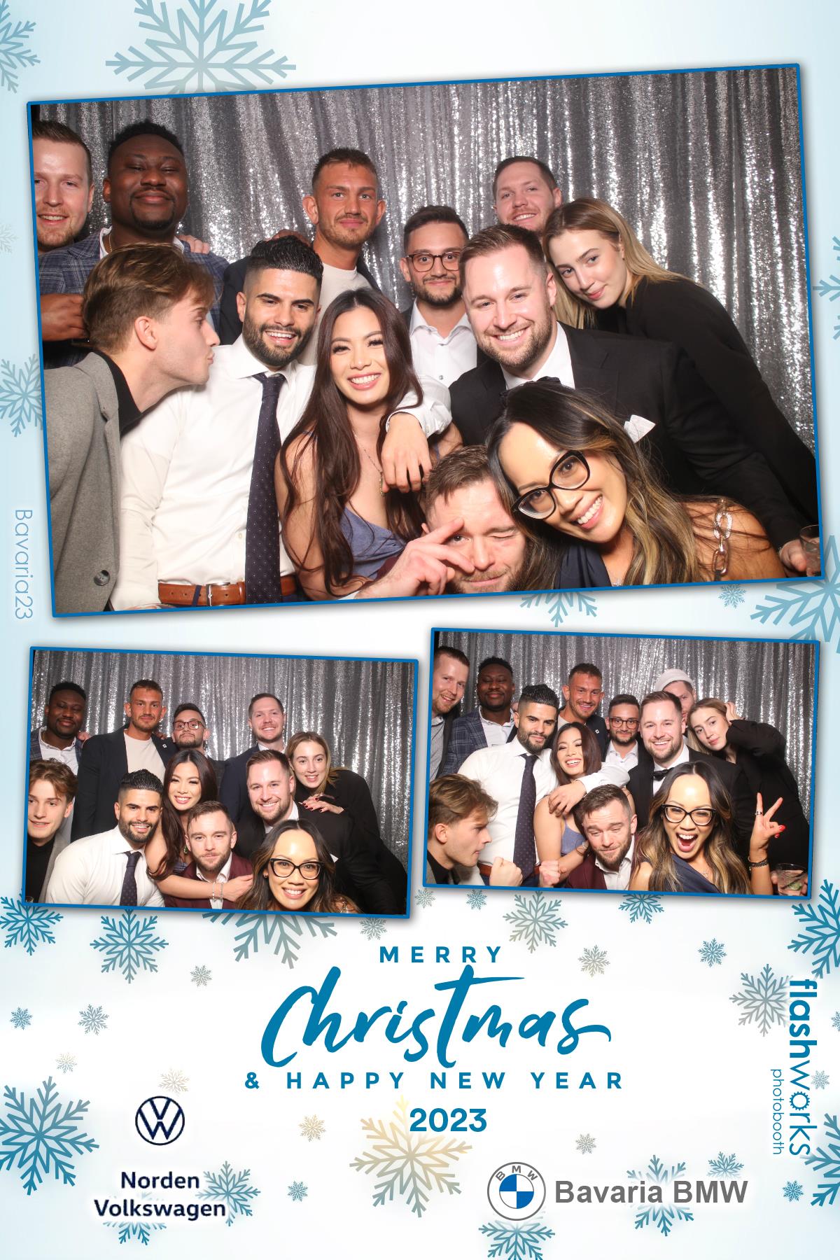 Bavaria BMW / Norden VW Christmas Party 2023 | View more photos from the event at gallery.flashworksphotobooth.com/u/FlashworksPhotoboothInc/Bavaria-BMW-Norden-VW-Christmas-Party-2023