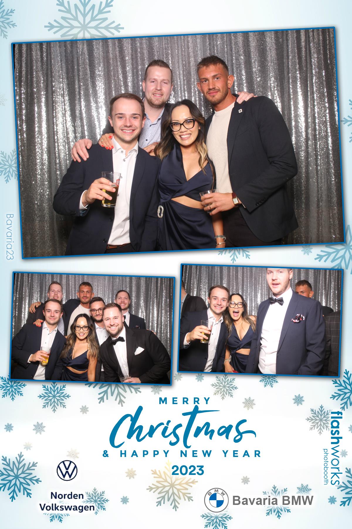 Bavaria BMW / Norden VW Christmas Party 2023 | View more photos from the event at gallery.flashworksphotobooth.com/u/FlashworksPhotoboothInc/Bavaria-BMW-Norden-VW-Christmas-Party-2023