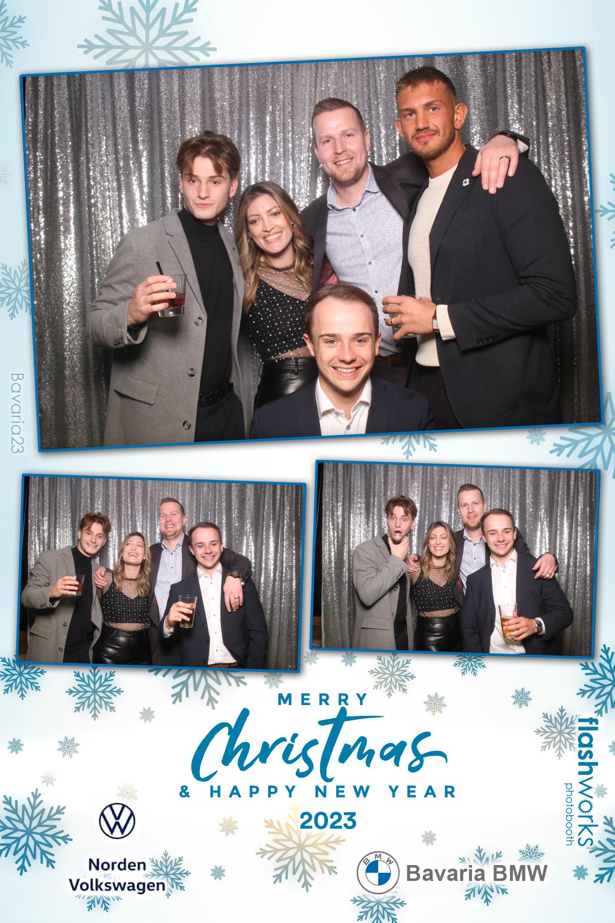 Bavaria BMW / Norden VW Christmas Party 2023 | View more photos from the event at gallery.flashworksphotobooth.com/u/FlashworksPhotoboothInc/Bavaria-BMW-Norden-VW-Christmas-Party-2023