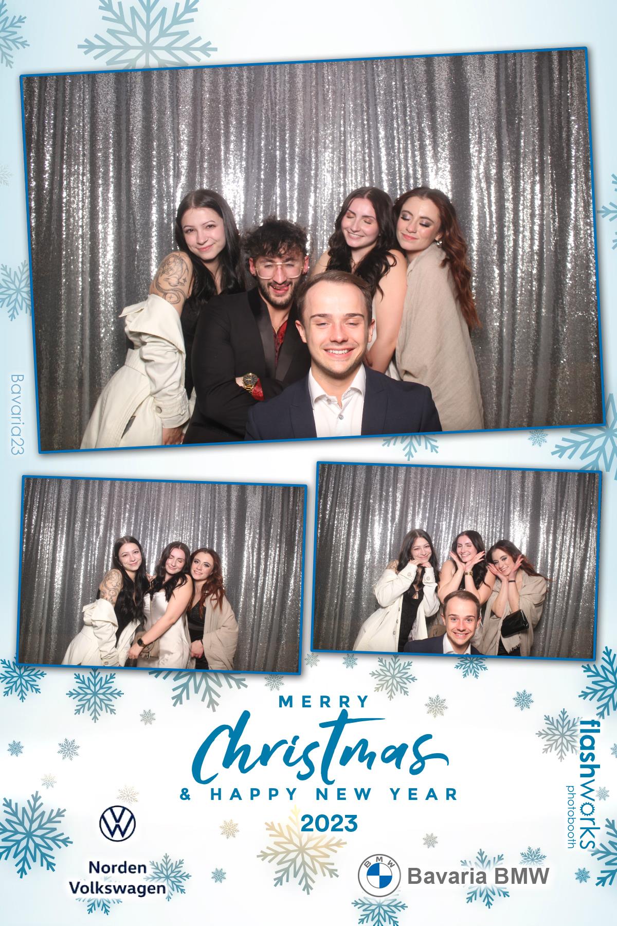 Bavaria BMW / Norden VW Christmas Party 2023 | View more photos from the event at gallery.flashworksphotobooth.com/u/FlashworksPhotoboothInc/Bavaria-BMW-Norden-VW-Christmas-Party-2023