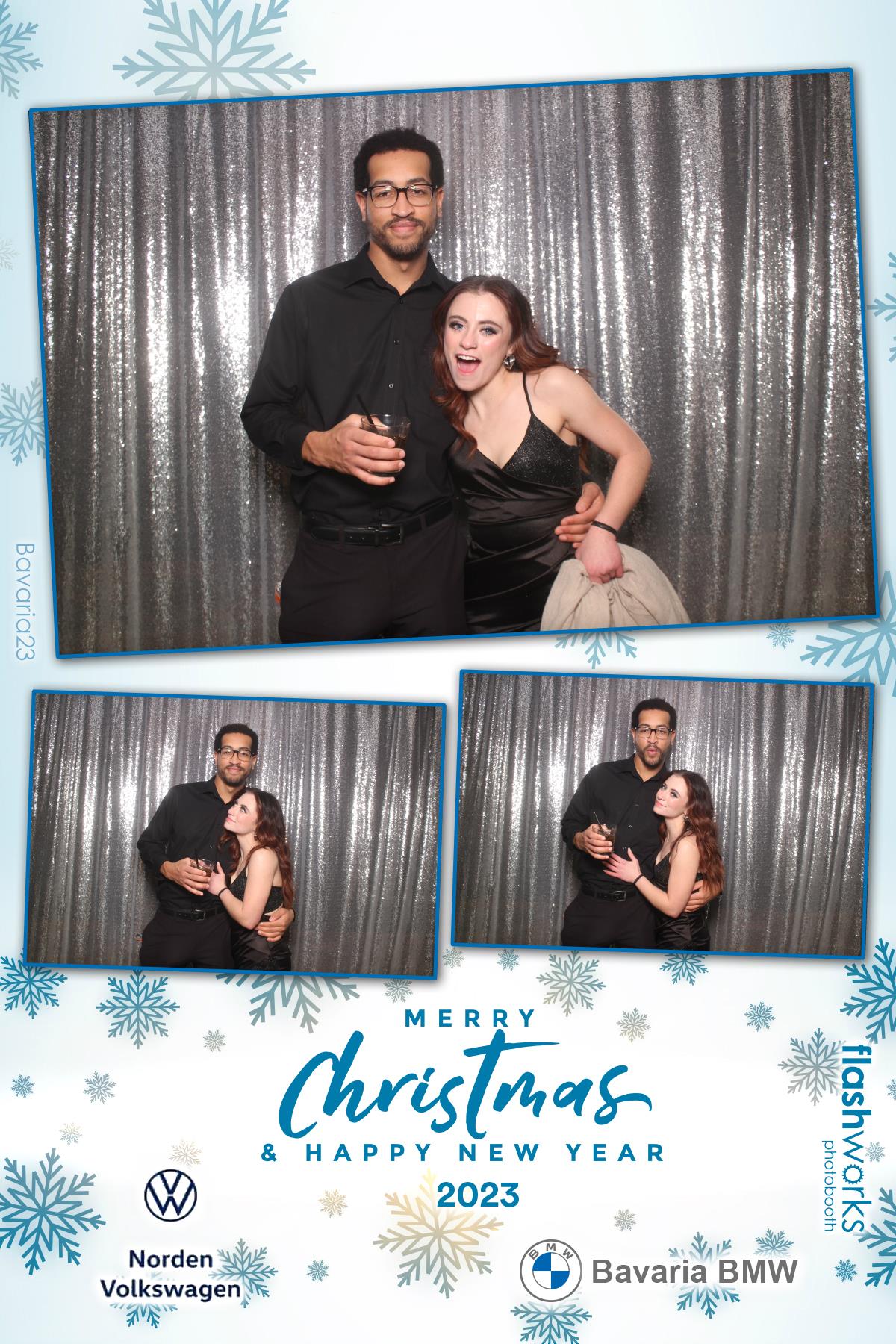 Bavaria BMW / Norden VW Christmas Party 2023 | View more photos from the event at gallery.flashworksphotobooth.com/u/FlashworksPhotoboothInc/Bavaria-BMW-Norden-VW-Christmas-Party-2023