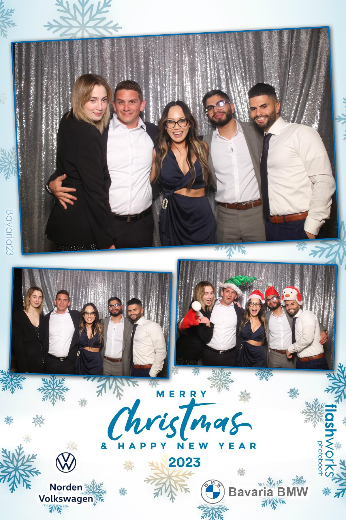 Bavaria BMW / Norden VW Christmas Party 2023 | View more photos from the event at gallery.flashworksphotobooth.com/u/FlashworksPhotoboothInc/Bavaria-BMW-Norden-VW-Christmas-Party-2023