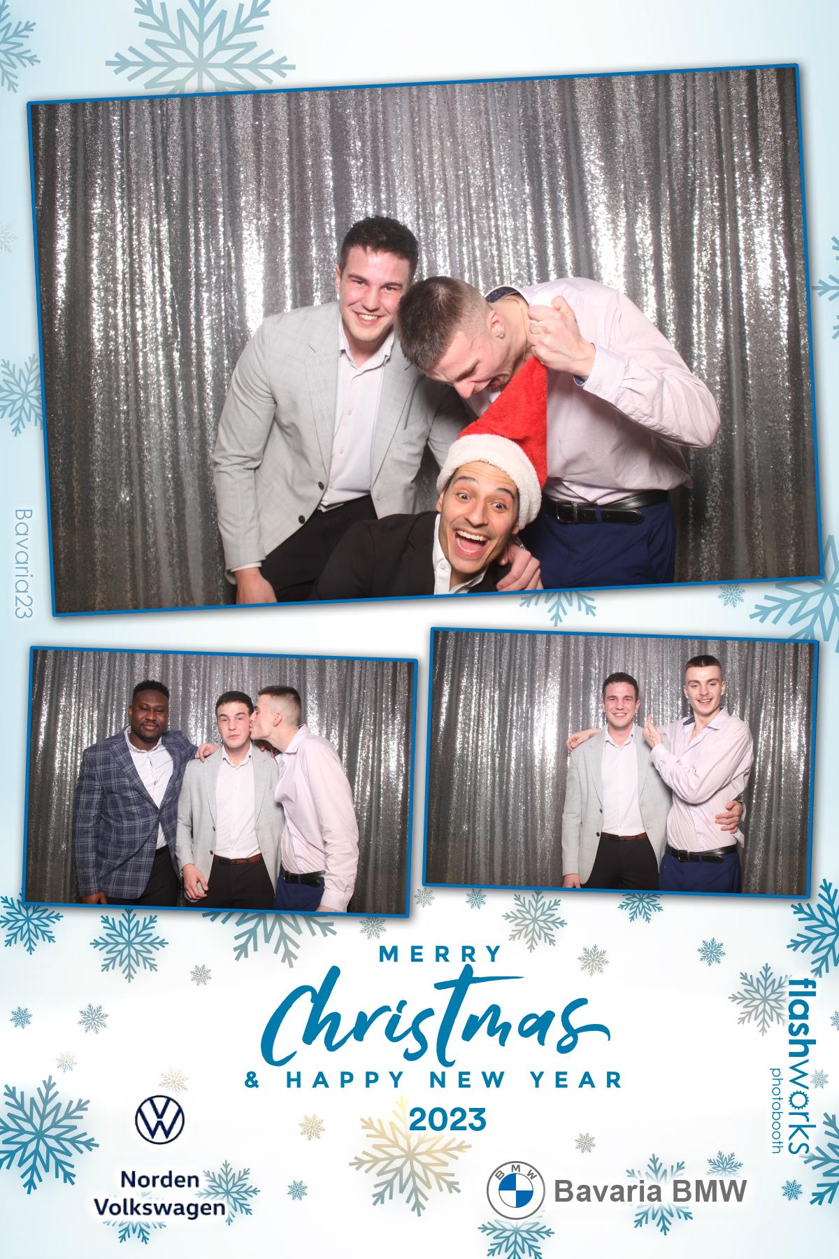 Bavaria BMW / Norden VW Christmas Party 2023 | View more photos from the event at gallery.flashworksphotobooth.com/u/FlashworksPhotoboothInc/Bavaria-BMW-Norden-VW-Christmas-Party-2023