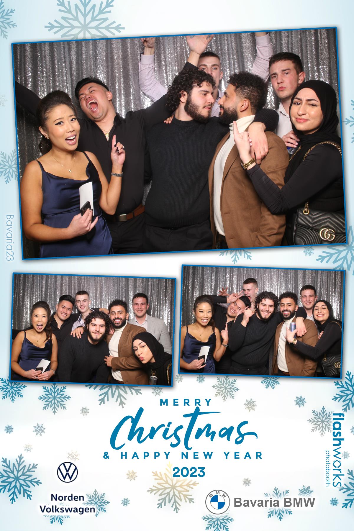 Bavaria BMW / Norden VW Christmas Party 2023 | View more photos from the event at gallery.flashworksphotobooth.com/u/FlashworksPhotoboothInc/Bavaria-BMW-Norden-VW-Christmas-Party-2023