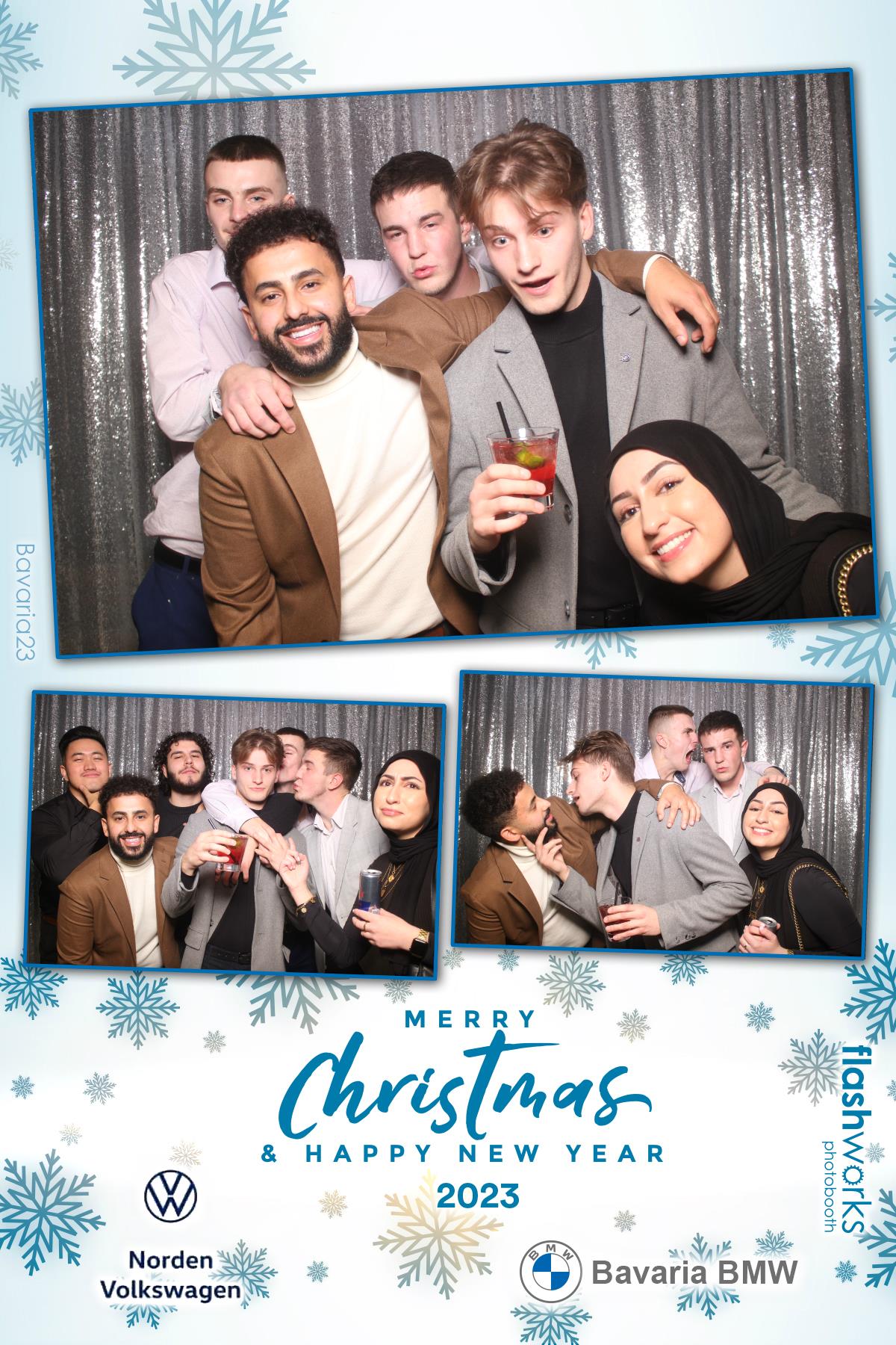 Bavaria BMW / Norden VW Christmas Party 2023 | View more photos from the event at v1.boothgallery.com/u/FlashworksPhotoboothInc/Bavaria-BMW-Norden-VW-Christmas-Party-2023