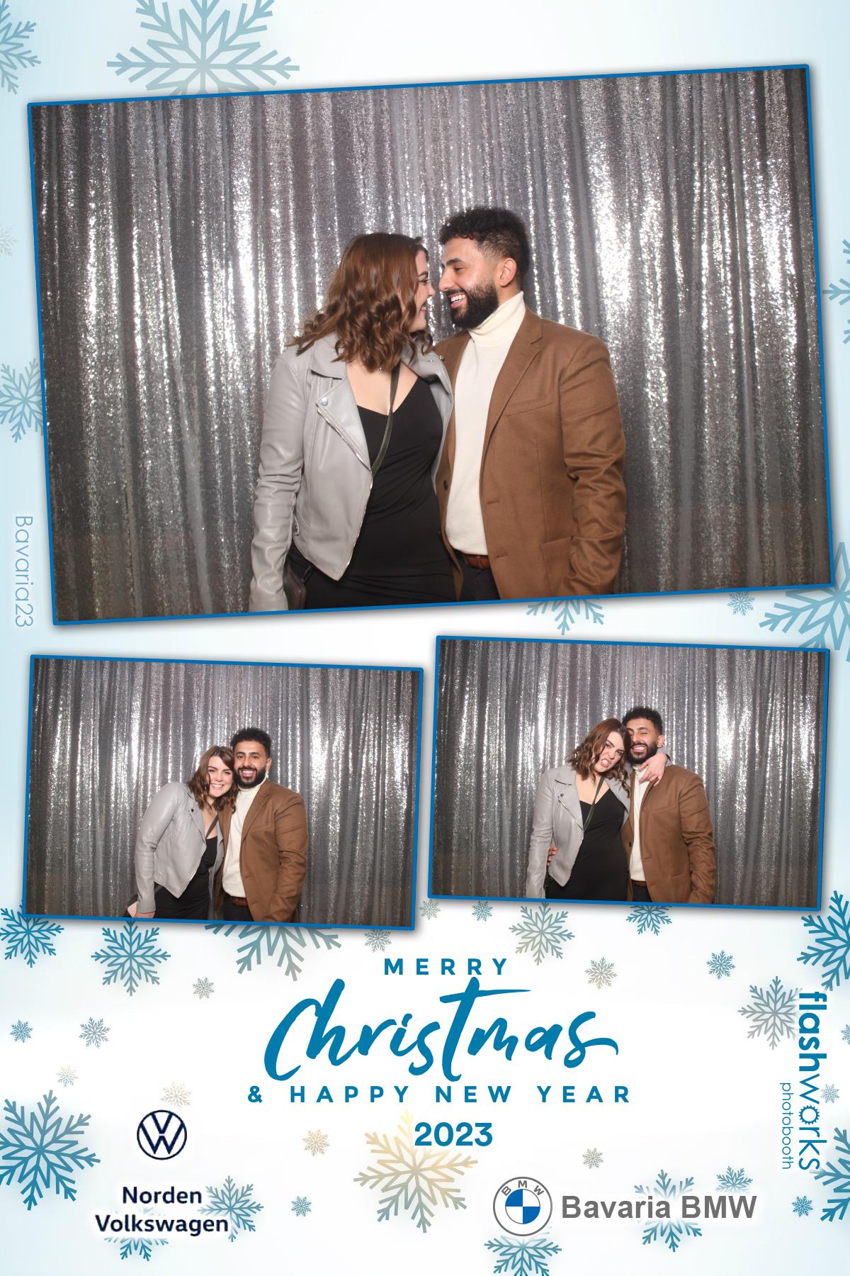Bavaria BMW / Norden VW Christmas Party 2023 | View more photos from the event at gallery.flashworksphotobooth.com/u/FlashworksPhotoboothInc/Bavaria-BMW-Norden-VW-Christmas-Party-2023