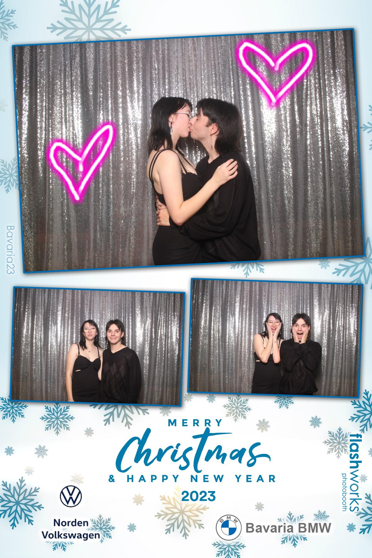 Bavaria BMW / Norden VW Christmas Party 2023 | View more photos from the event at gallery.flashworksphotobooth.com/u/FlashworksPhotoboothInc/Bavaria-BMW-Norden-VW-Christmas-Party-2023