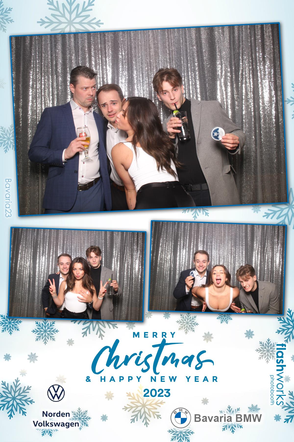 Bavaria BMW / Norden VW Christmas Party 2023 | View more photos from the event at gallery.flashworksphotobooth.com/u/FlashworksPhotoboothInc/Bavaria-BMW-Norden-VW-Christmas-Party-2023