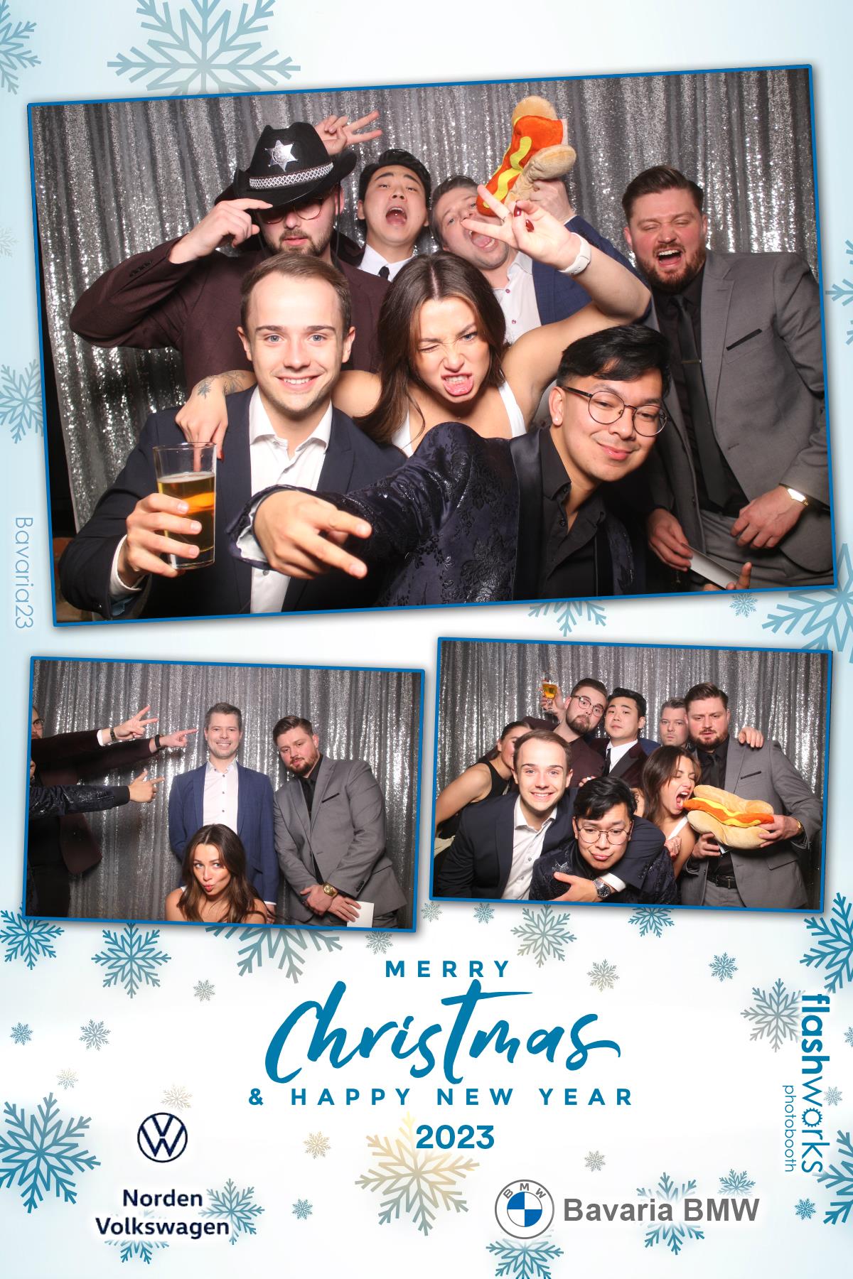 Bavaria BMW / Norden VW Christmas Party 2023 | View more photos from the event at gallery.flashworksphotobooth.com/u/FlashworksPhotoboothInc/Bavaria-BMW-Norden-VW-Christmas-Party-2023