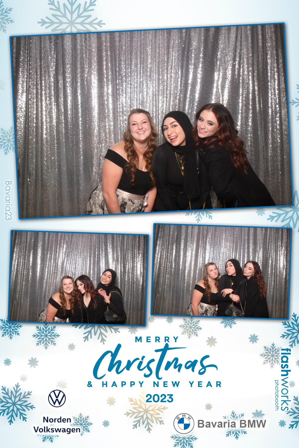 Bavaria BMW / Norden VW Christmas Party 2023 | View more photos from the event at gallery.flashworksphotobooth.com/u/FlashworksPhotoboothInc/Bavaria-BMW-Norden-VW-Christmas-Party-2023