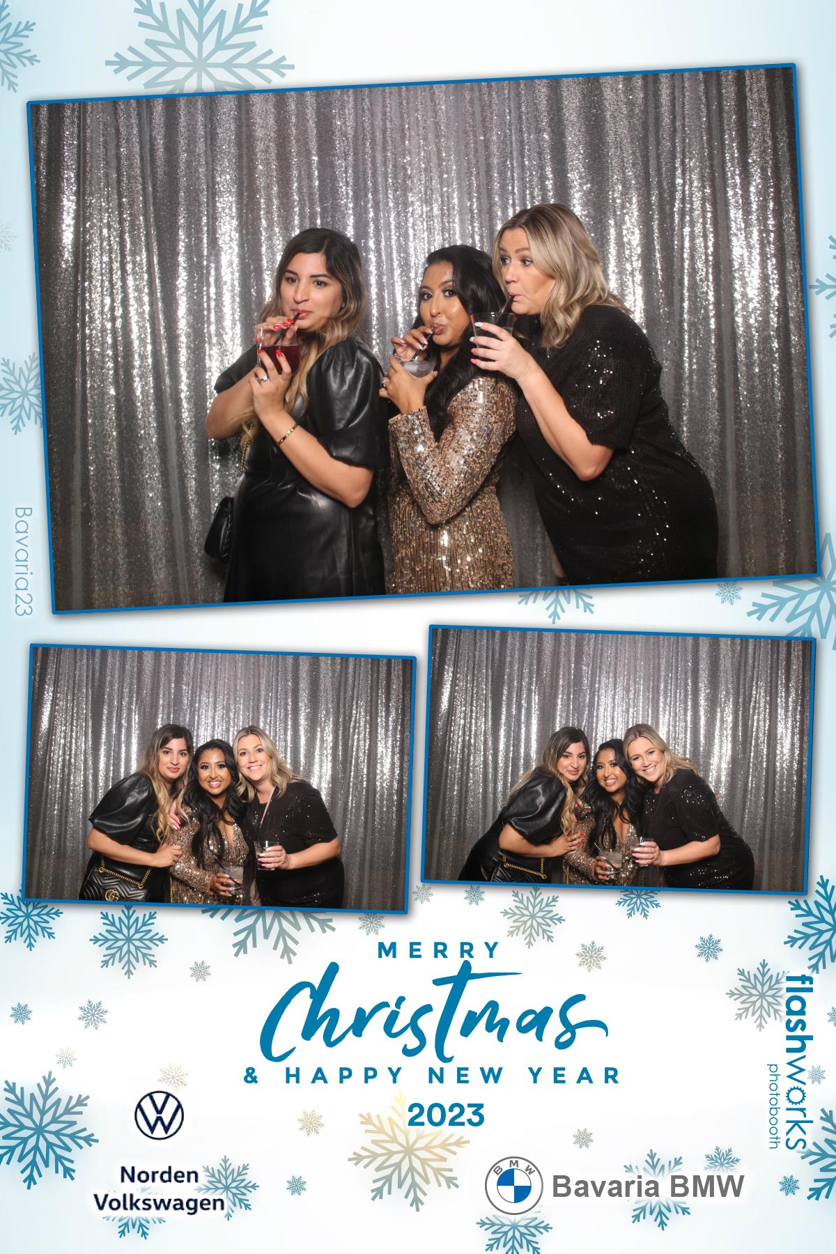 Bavaria BMW / Norden VW Christmas Party 2023 | View more photos from the event at gallery.flashworksphotobooth.com/u/FlashworksPhotoboothInc/Bavaria-BMW-Norden-VW-Christmas-Party-2023