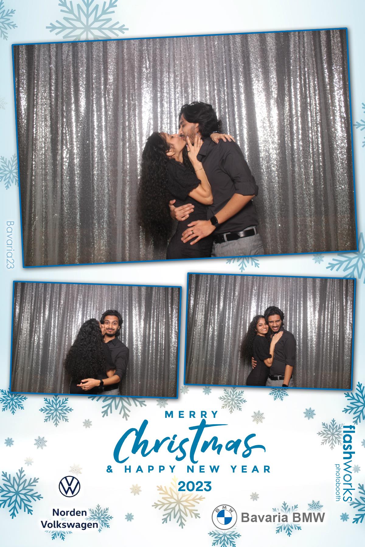 Bavaria BMW / Norden VW Christmas Party 2023 | View more photos from the event at gallery.flashworksphotobooth.com/u/FlashworksPhotoboothInc/Bavaria-BMW-Norden-VW-Christmas-Party-2023
