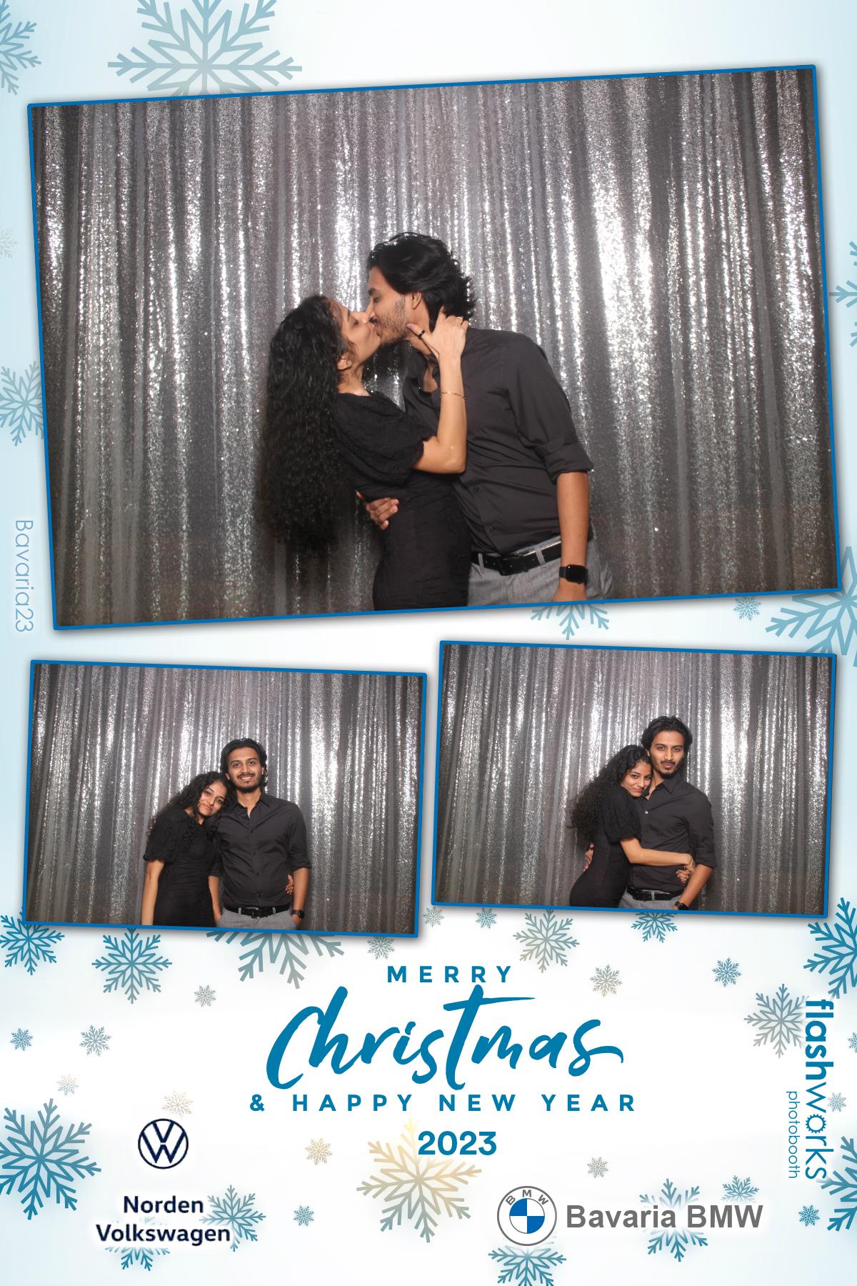 Bavaria BMW / Norden VW Christmas Party 2023 | View more photos from the event at gallery.flashworksphotobooth.com/u/FlashworksPhotoboothInc/Bavaria-BMW-Norden-VW-Christmas-Party-2023