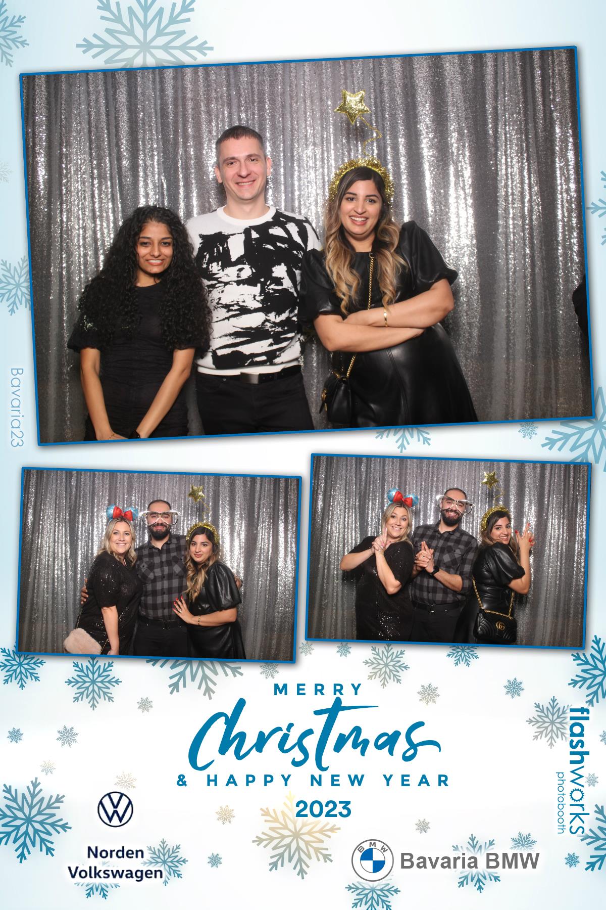 Bavaria BMW / Norden VW Christmas Party 2023 | View more photos from the event at gallery.flashworksphotobooth.com/u/FlashworksPhotoboothInc/Bavaria-BMW-Norden-VW-Christmas-Party-2023