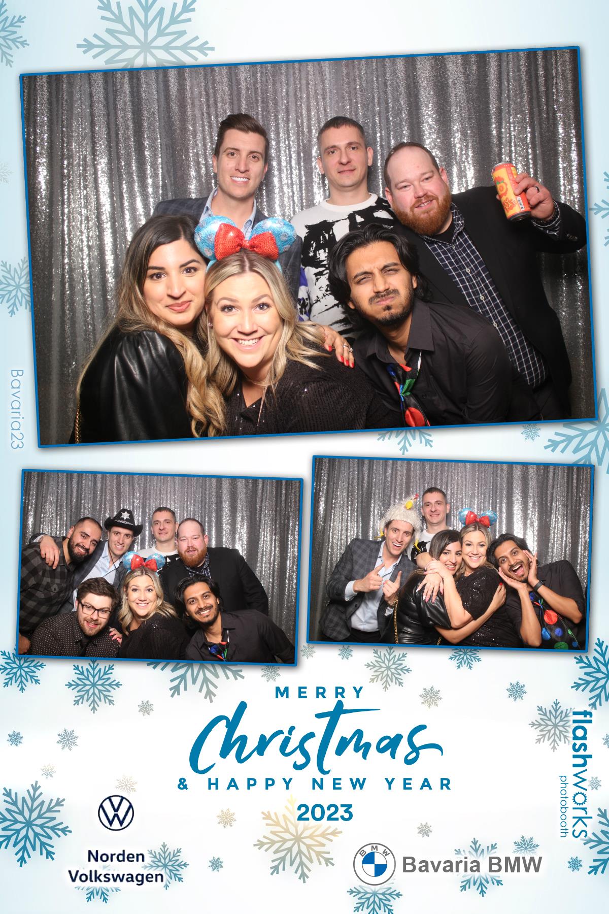 Bavaria BMW / Norden VW Christmas Party 2023 | View more photos from the event at gallery.flashworksphotobooth.com/u/FlashworksPhotoboothInc/Bavaria-BMW-Norden-VW-Christmas-Party-2023