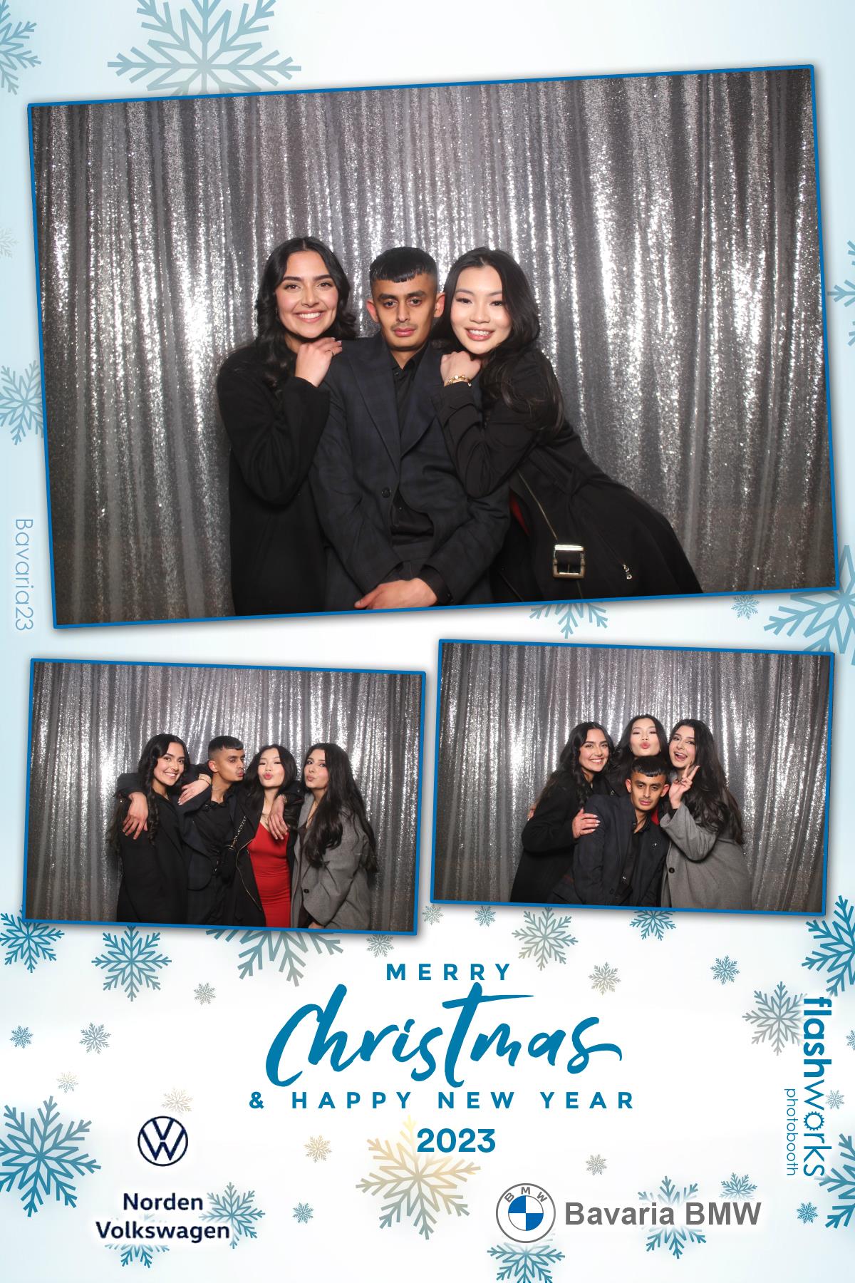 Bavaria BMW / Norden VW Christmas Party 2023 | View more photos from the event at gallery.flashworksphotobooth.com/u/FlashworksPhotoboothInc/Bavaria-BMW-Norden-VW-Christmas-Party-2023