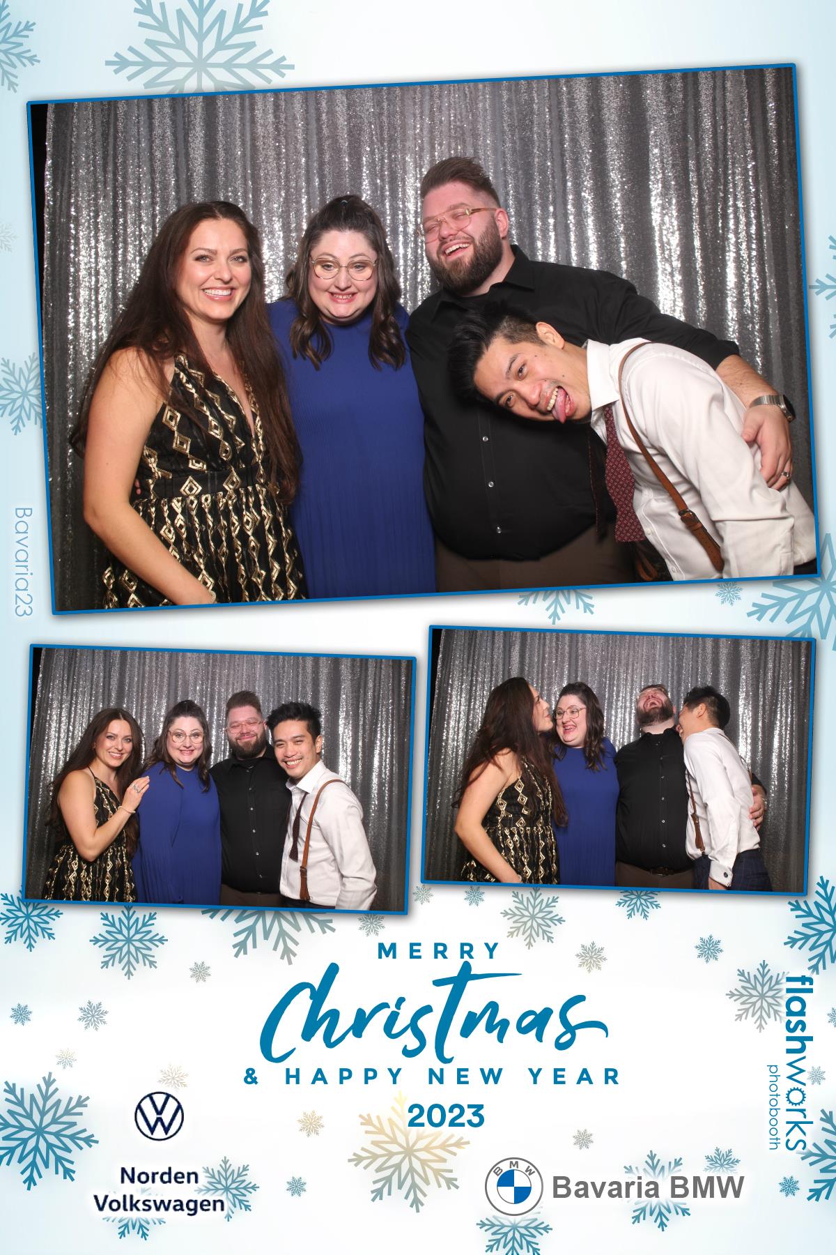 Bavaria BMW / Norden VW Christmas Party 2023 | View more photos from the event at gallery.flashworksphotobooth.com/u/FlashworksPhotoboothInc/Bavaria-BMW-Norden-VW-Christmas-Party-2023