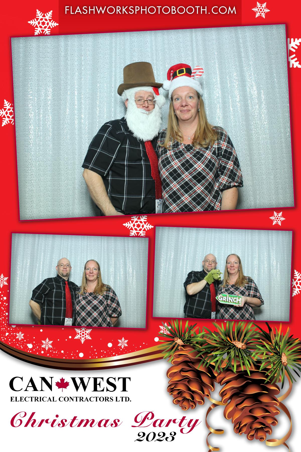 Can West Christmas 2023 | View more photos from the event at gallery.flashworksphotobooth.com/u/FlashworksPhotoboothInc/Can-West-Christmas-2023