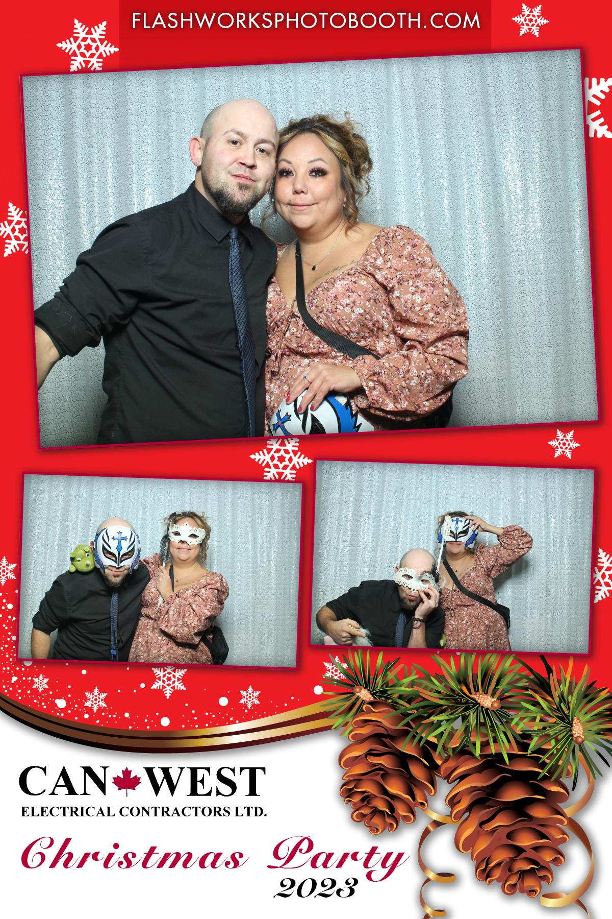 Can West Christmas 2023 | View more photos from the event at gallery.flashworksphotobooth.com/u/FlashworksPhotoboothInc/Can-West-Christmas-2023