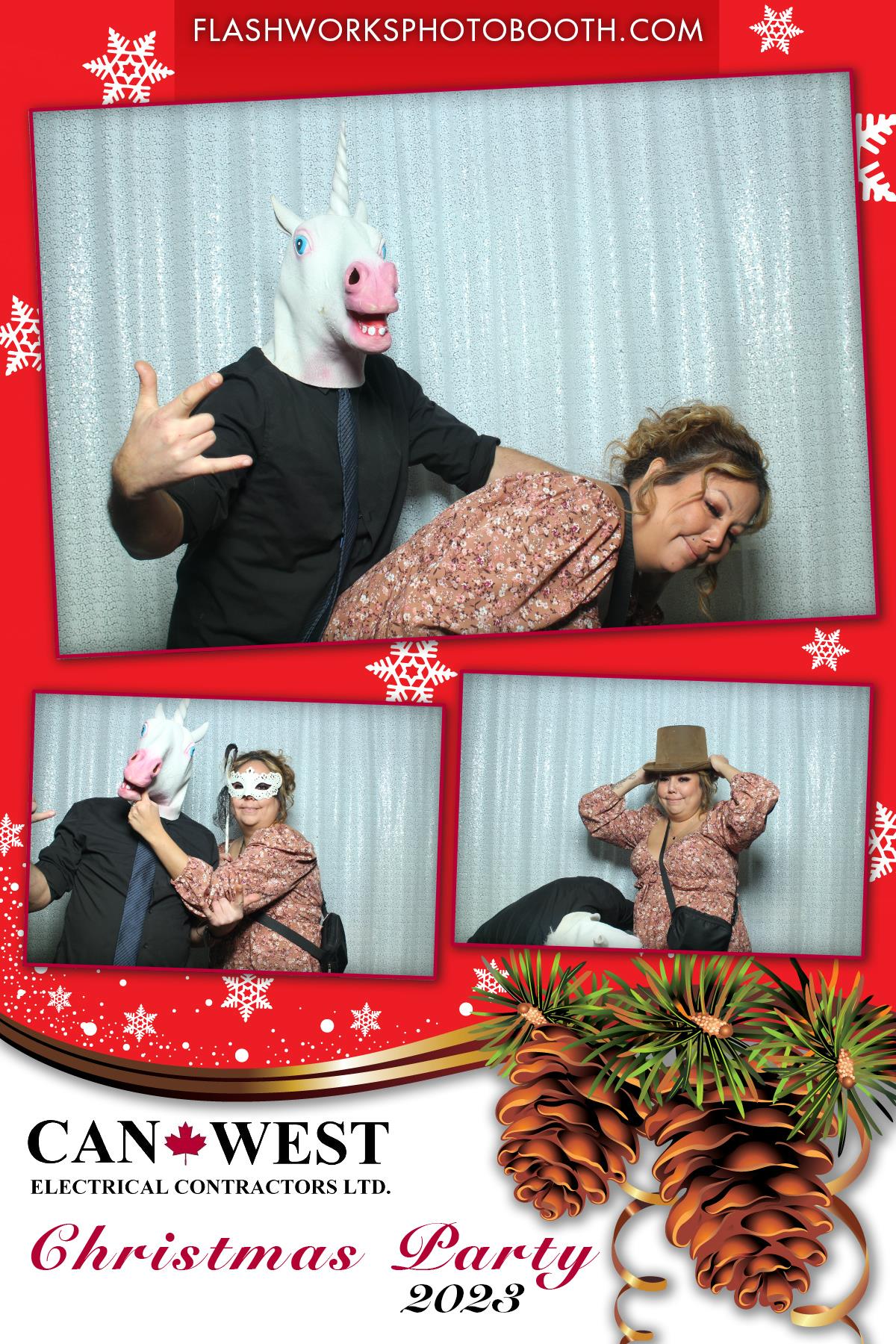 Can West Christmas 2023 | View more photos from the event at v1.boothgallery.com/u/FlashworksPhotoboothInc/Can-West-Christmas-2023