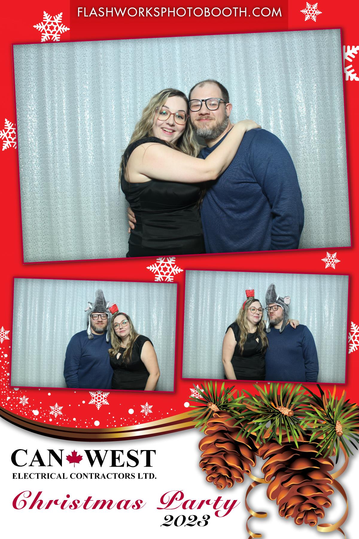 Can West Christmas 2023 | View more photos from the event at gallery.flashworksphotobooth.com/u/FlashworksPhotoboothInc/Can-West-Christmas-2023