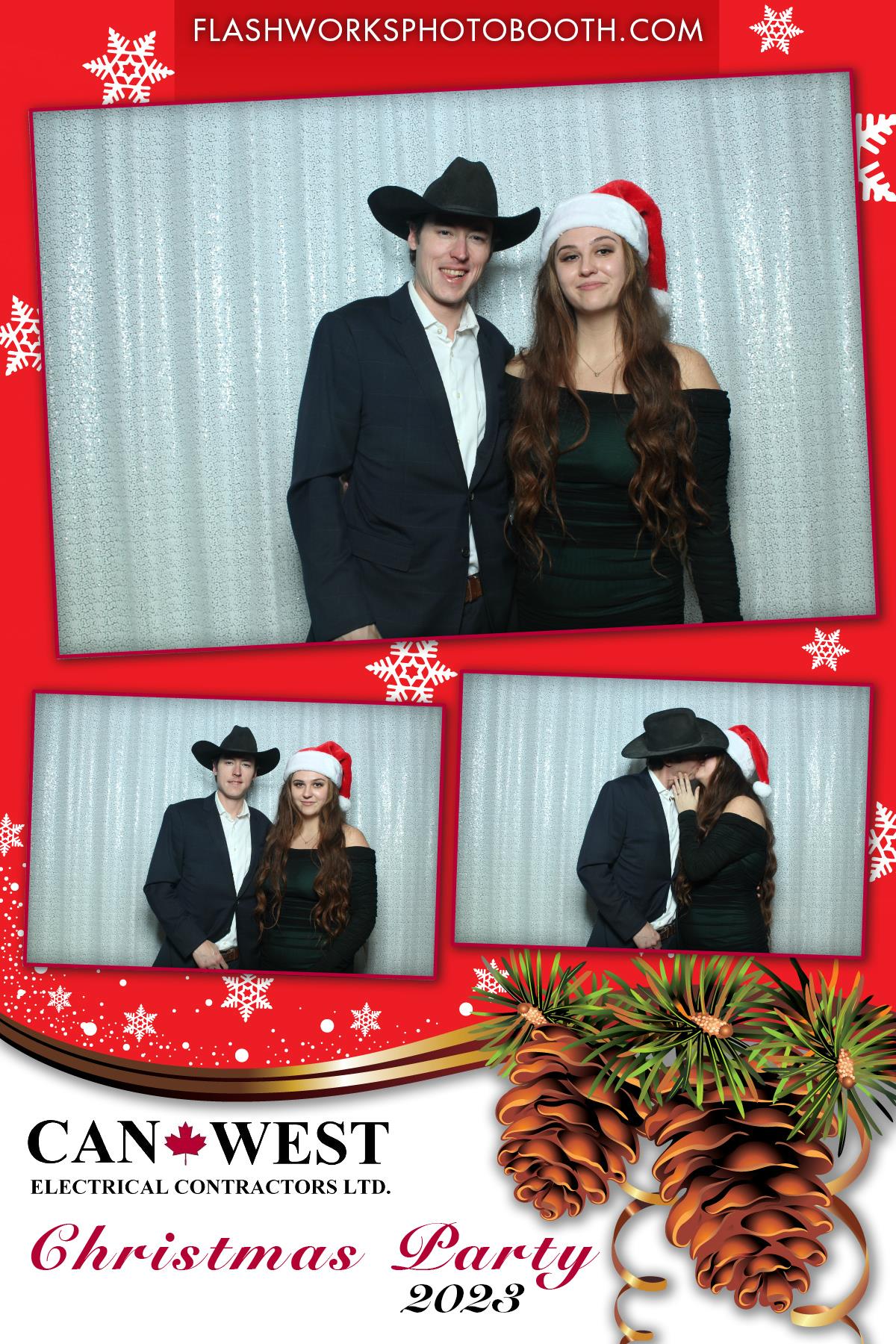 Can West Christmas 2023 | View more photos from the event at gallery.flashworksphotobooth.com/u/FlashworksPhotoboothInc/Can-West-Christmas-2023