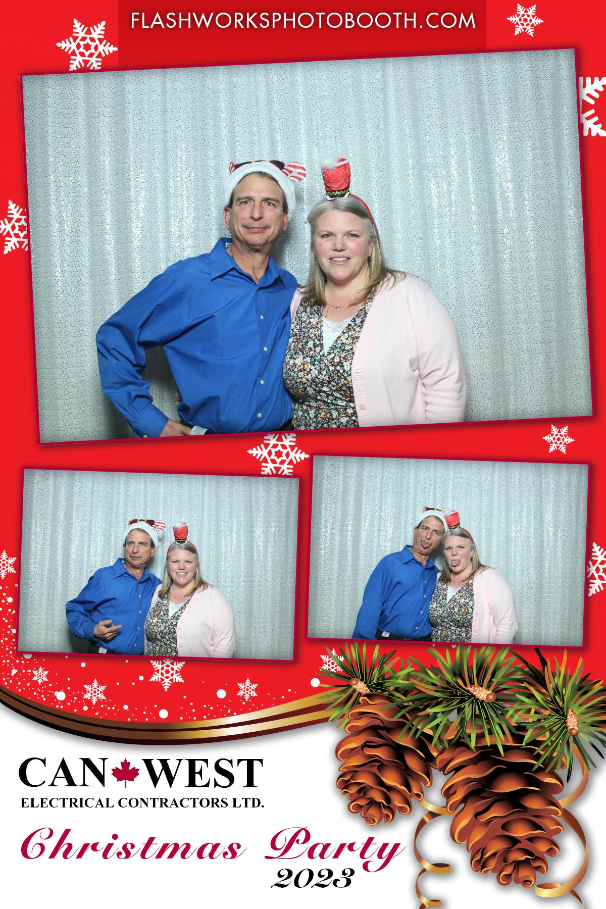 Can West Christmas 2023 | View more photos from the event at gallery.flashworksphotobooth.com/u/FlashworksPhotoboothInc/Can-West-Christmas-2023