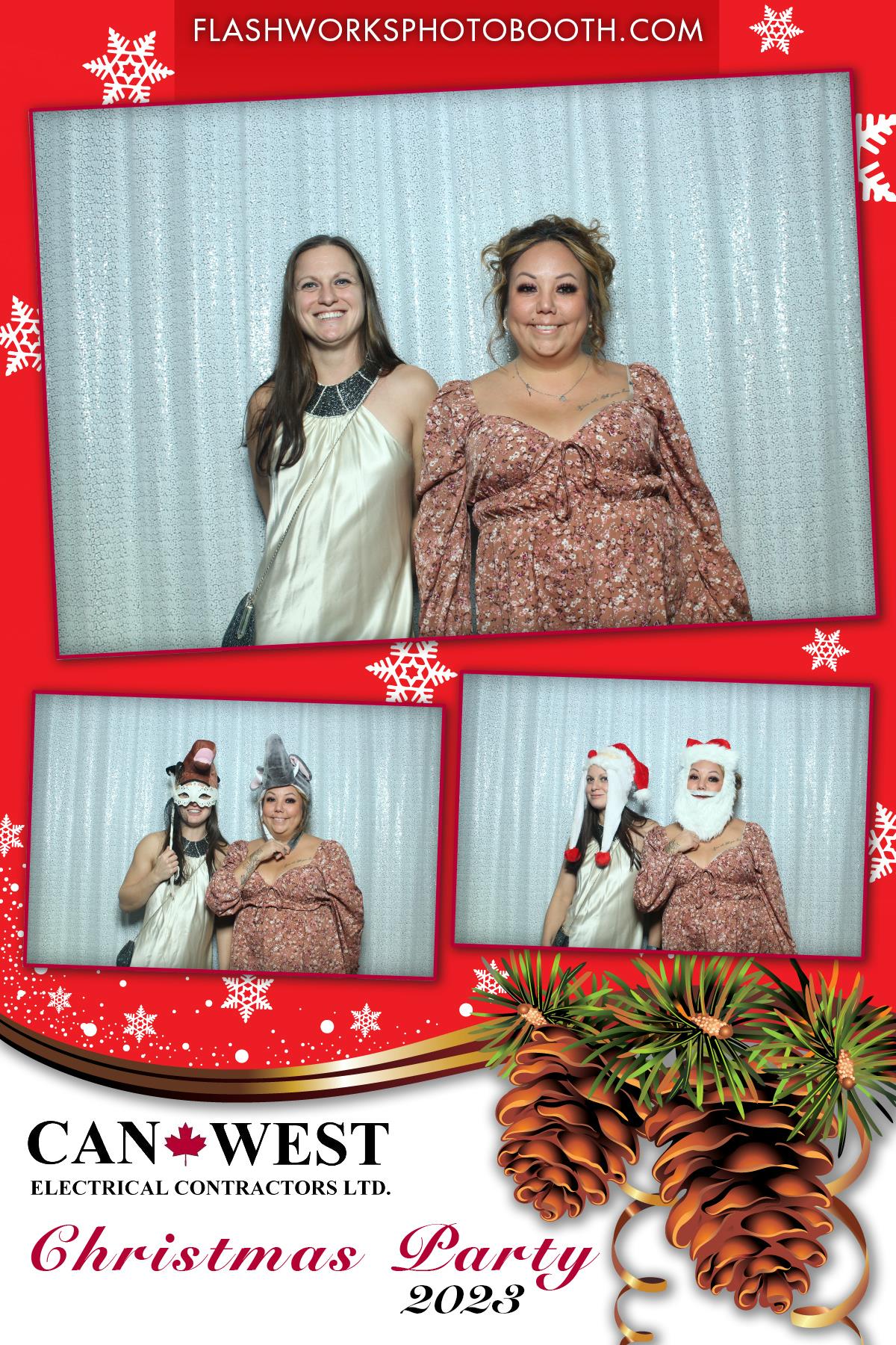 Can West Christmas 2023 | View more photos from the event at gallery.flashworksphotobooth.com/u/FlashworksPhotoboothInc/Can-West-Christmas-2023