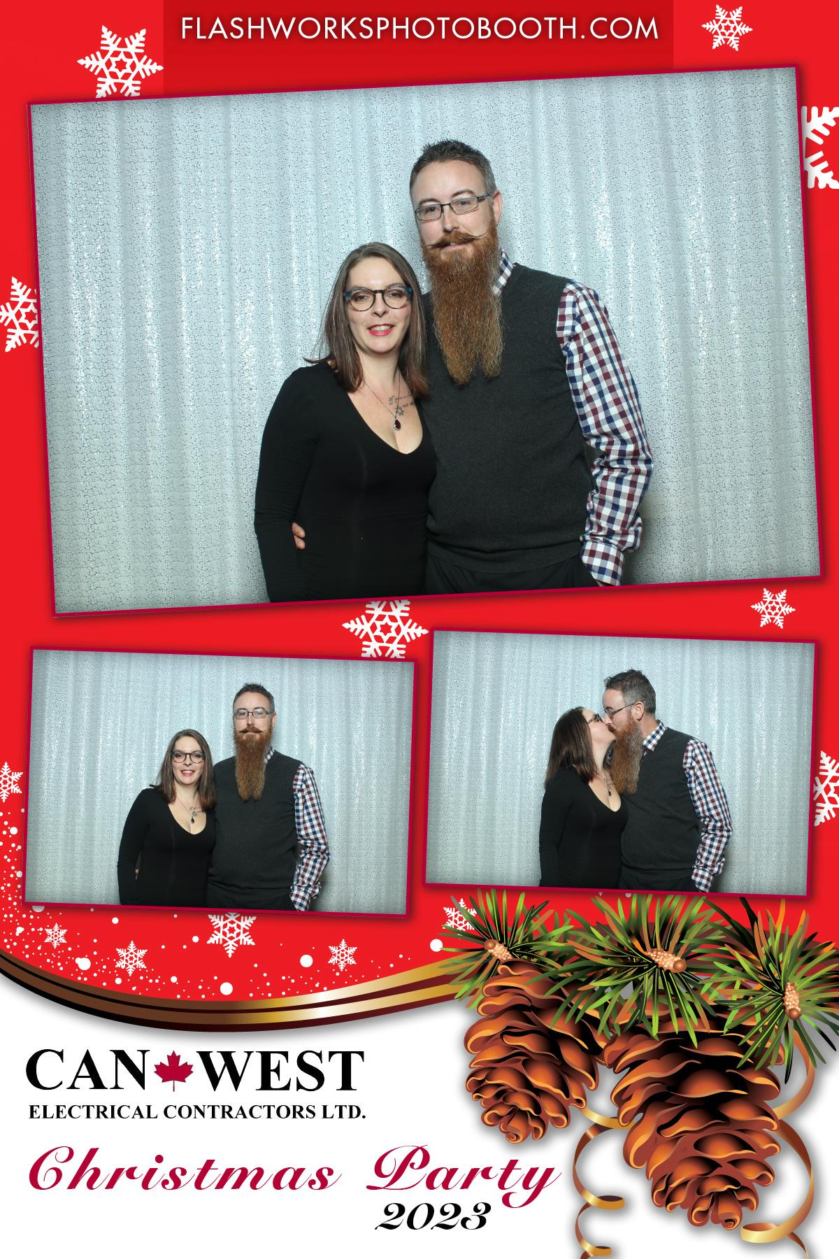 Can West Christmas 2023 | View more photos from the event at gallery.flashworksphotobooth.com/u/FlashworksPhotoboothInc/Can-West-Christmas-2023