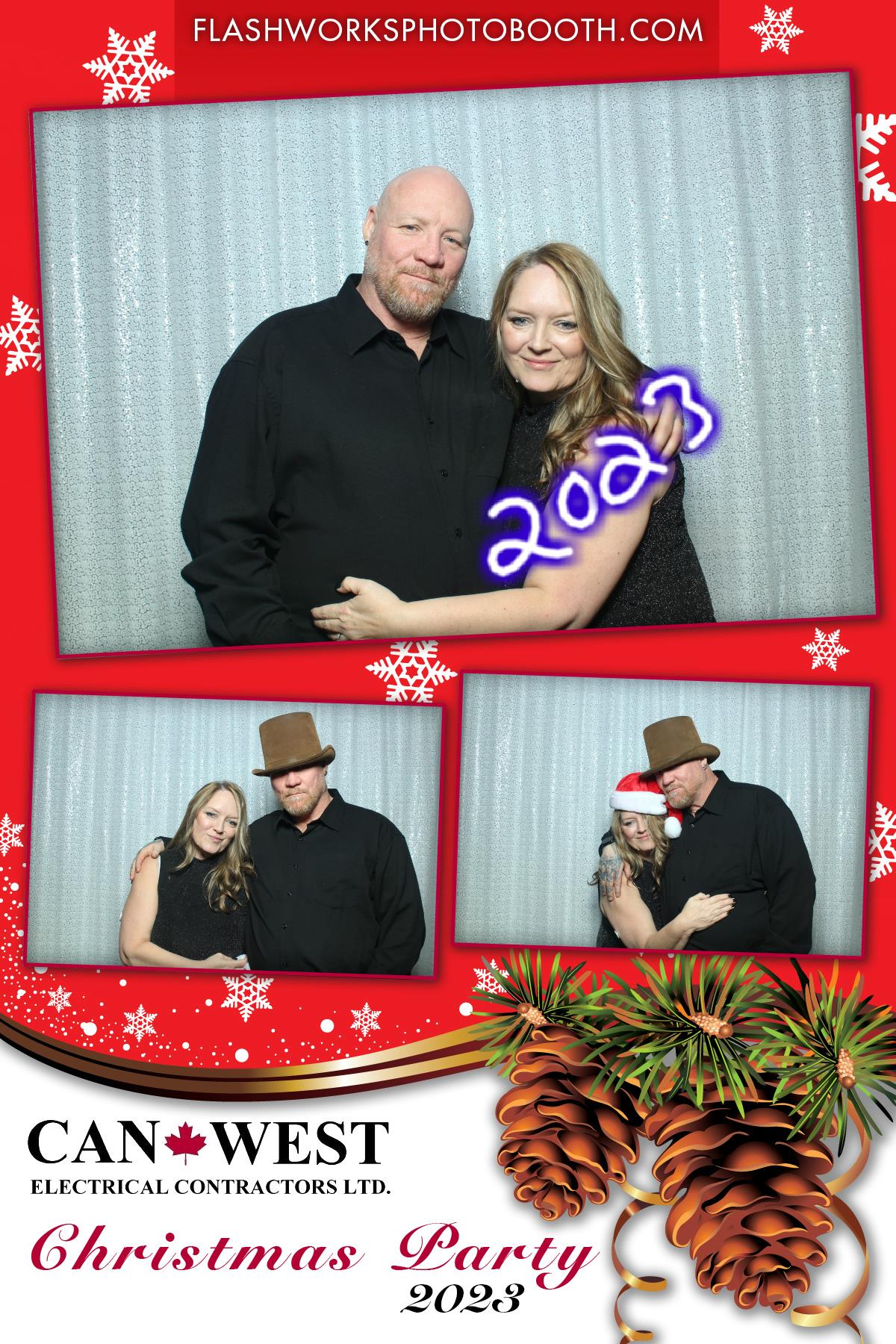 Can West Christmas 2023 | View more photos from the event at gallery.flashworksphotobooth.com/u/FlashworksPhotoboothInc/Can-West-Christmas-2023