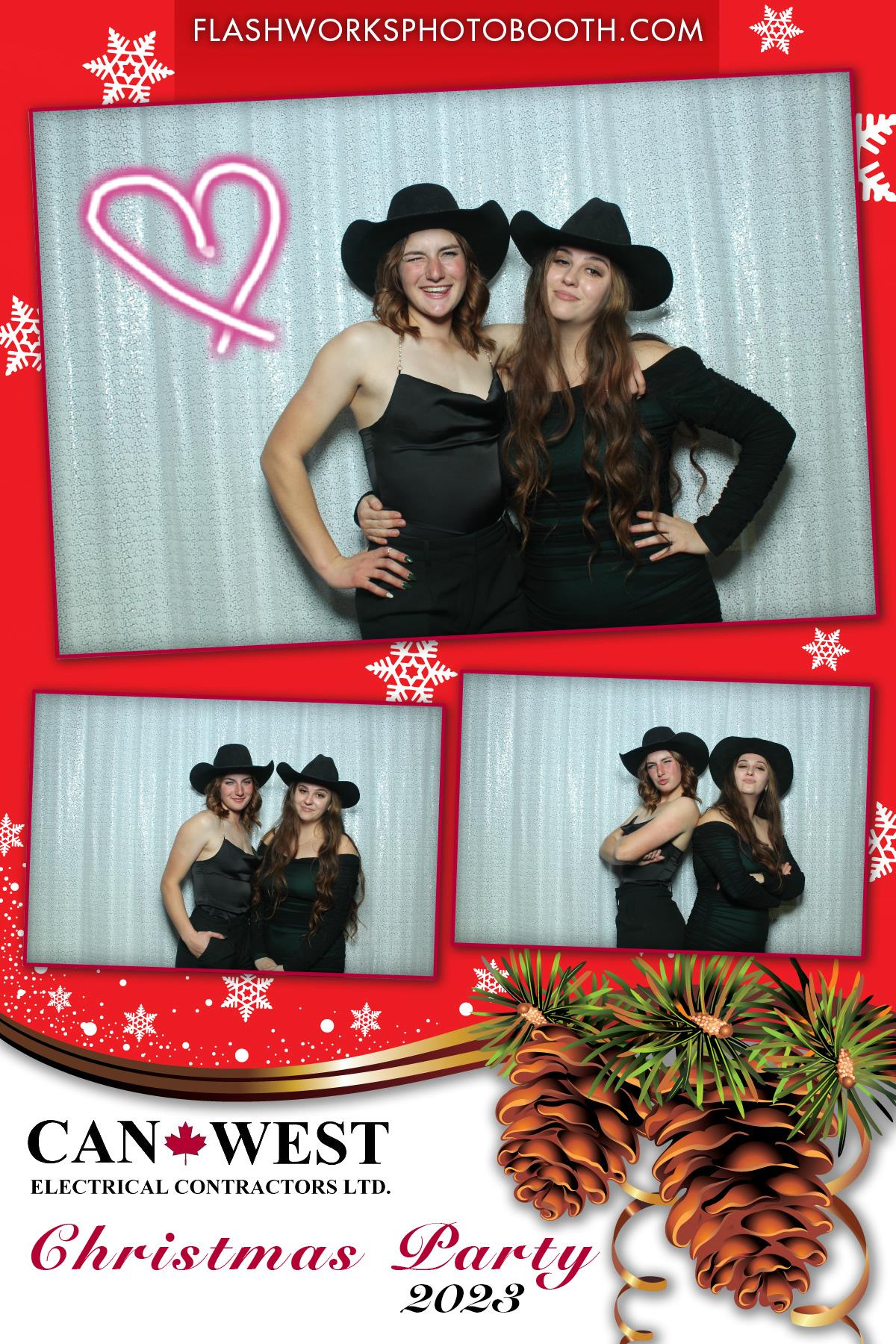 Can West Christmas 2023 | View more photos from the event at gallery.flashworksphotobooth.com/u/FlashworksPhotoboothInc/Can-West-Christmas-2023