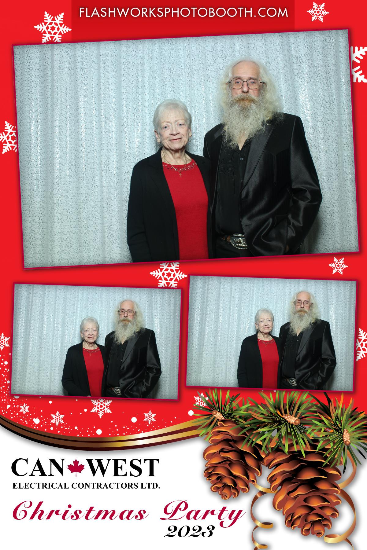 Can West Christmas 2023 | View more photos from the event at gallery.flashworksphotobooth.com/u/FlashworksPhotoboothInc/Can-West-Christmas-2023