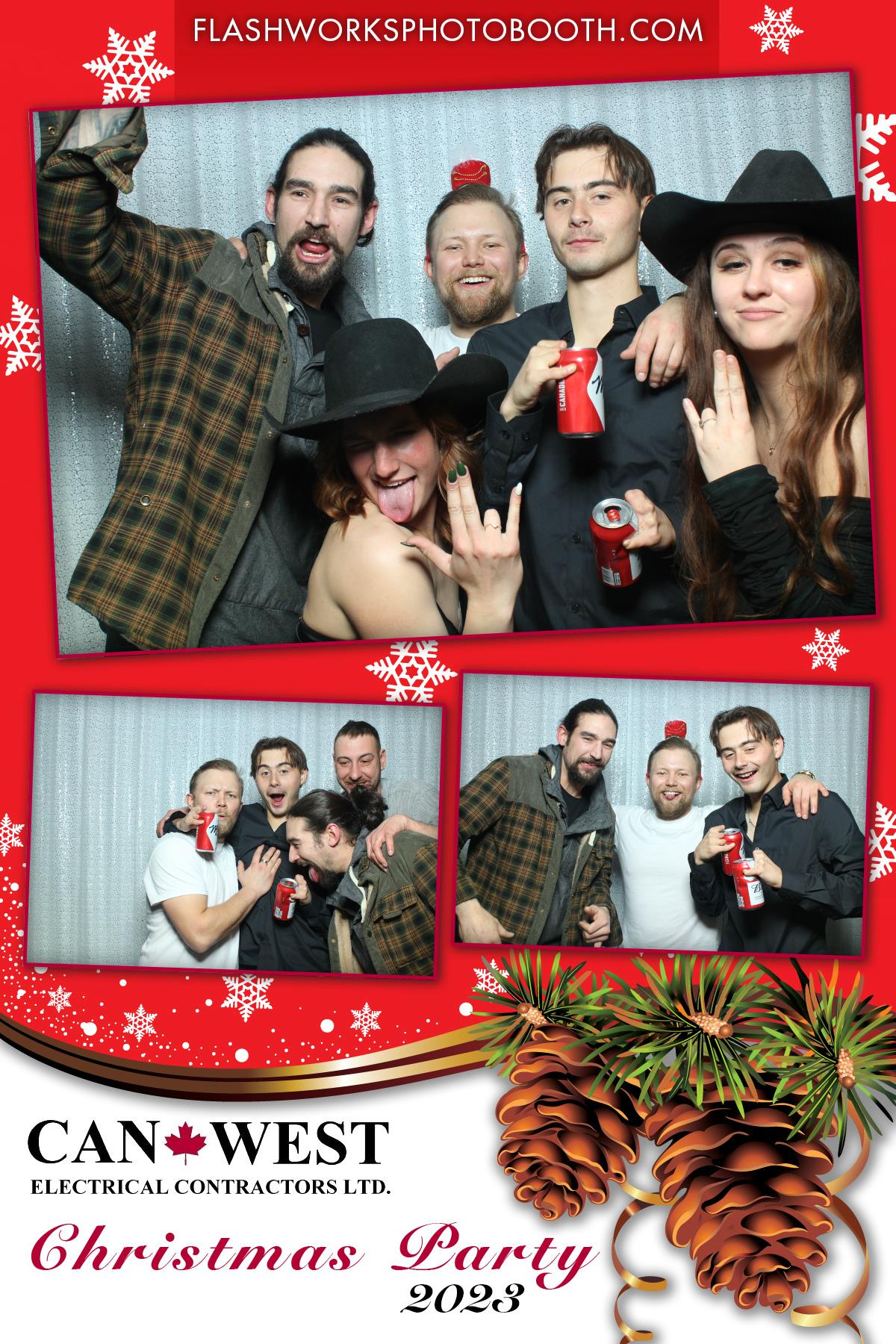 Can West Christmas 2023 | View more photos from the event at gallery.flashworksphotobooth.com/u/FlashworksPhotoboothInc/Can-West-Christmas-2023
